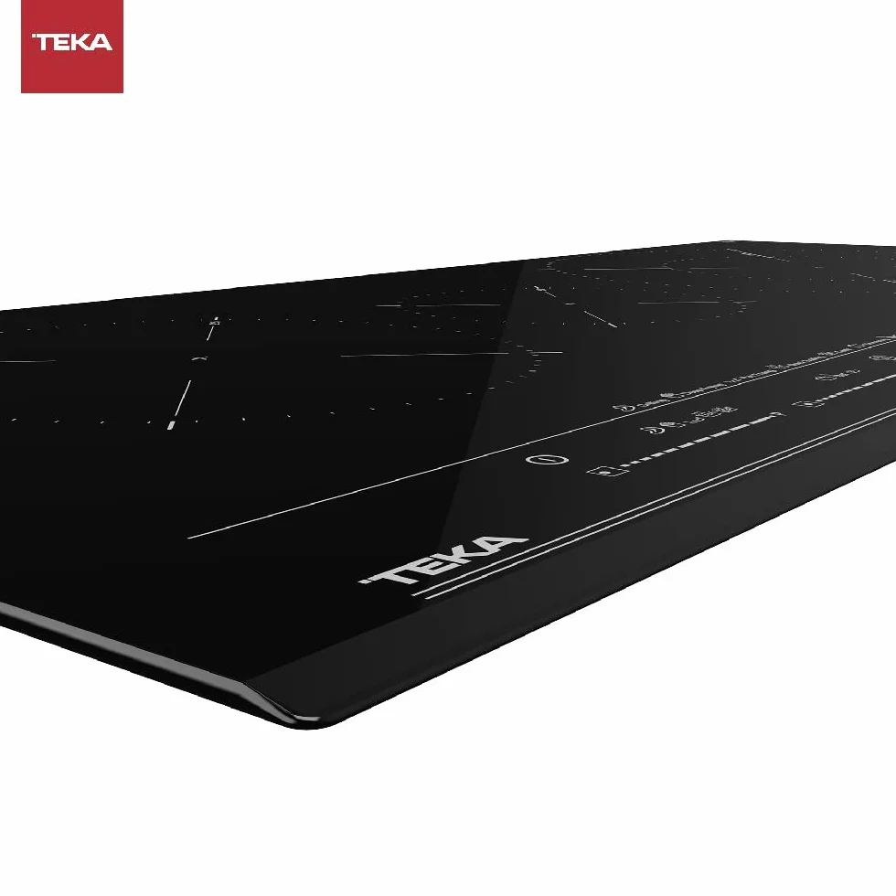 TEKA Placa de Inducción 90 cm, 3 Zonas, Control Táctil MultiSlider, Power Plus, Stop & Go, Zona Paellera XL, Modelo IZC 93320 MST