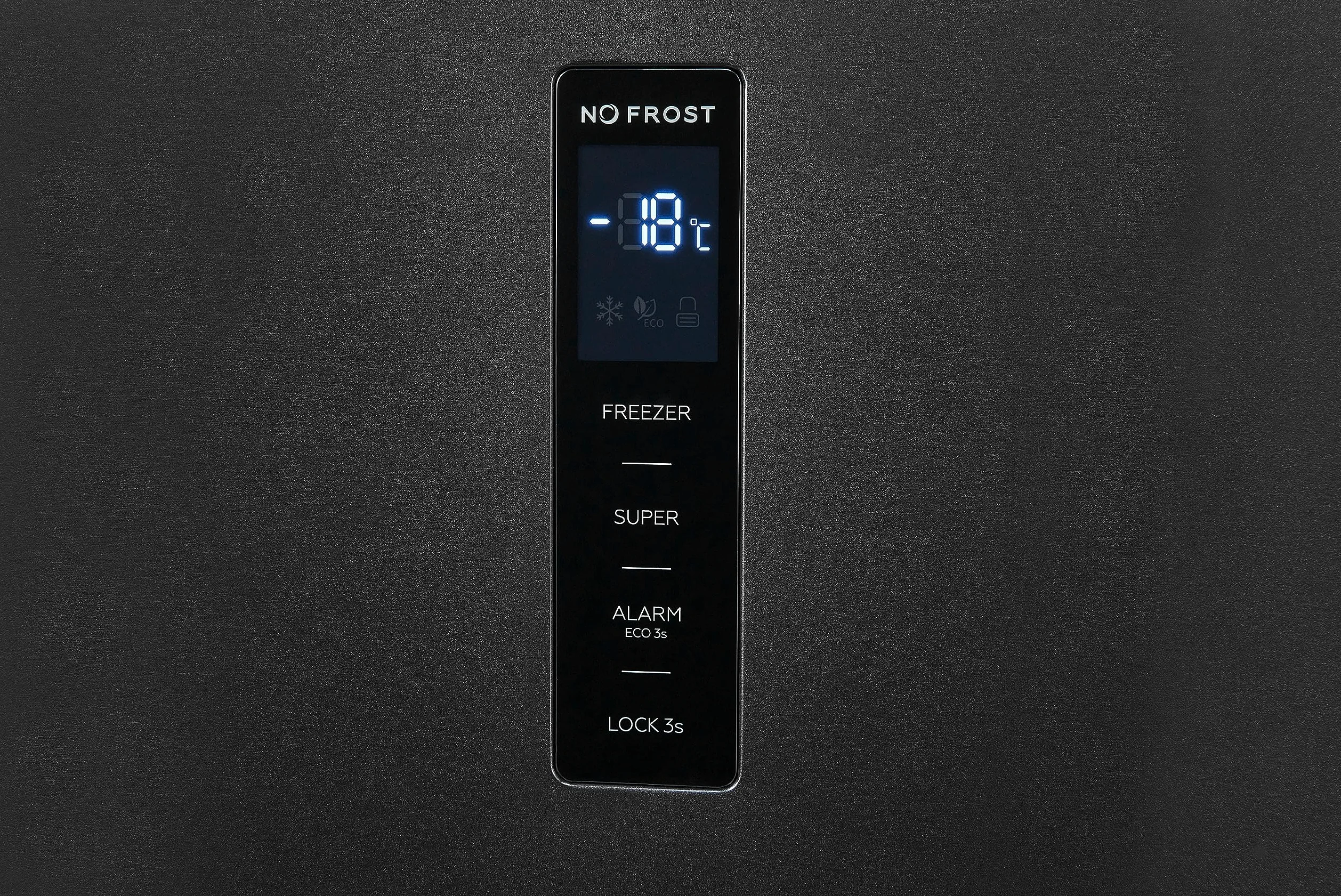 Exquisit® Congelador Vertical, 274L, Clase D, Material Acero Inox Antracita, Tecnología No-Frost, Control Digital, Cajón XL, Altura Regulable, Consumo 197 kWh/año, Medidas 185x60x66 Cm.