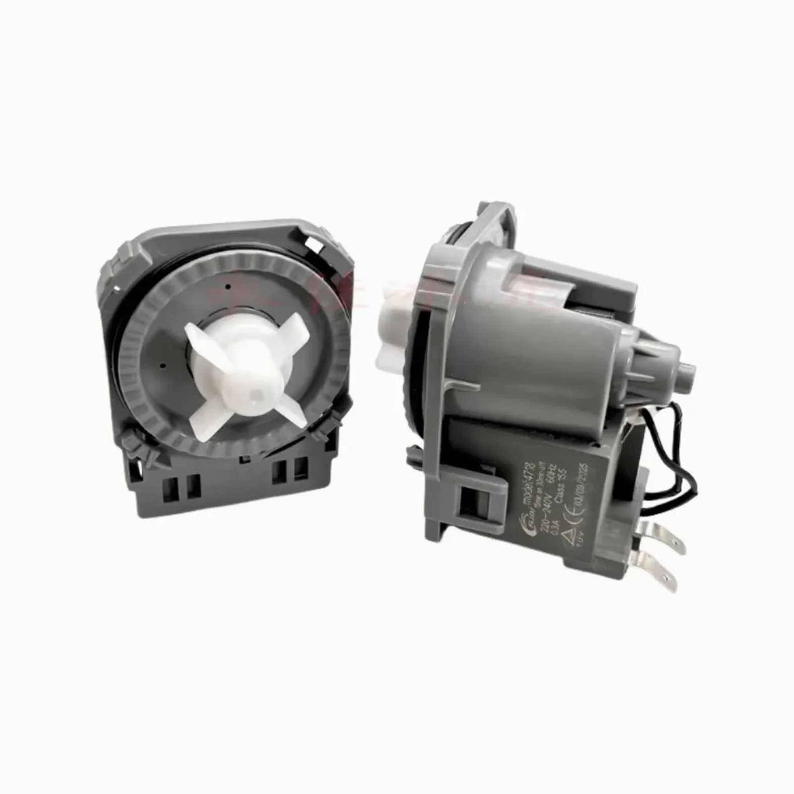Motor De Bomba De Drenaje, Compatible Con Lavavajillas Midea WQP8-W3908T-CN Vie1 M1 B20-6A02 50HZ 60HZ Modelo 4718 Lavado(220-240V 60HZ)