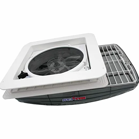 Maxxfan Claraboya de cristal tintado 40x40 cm con ventilador