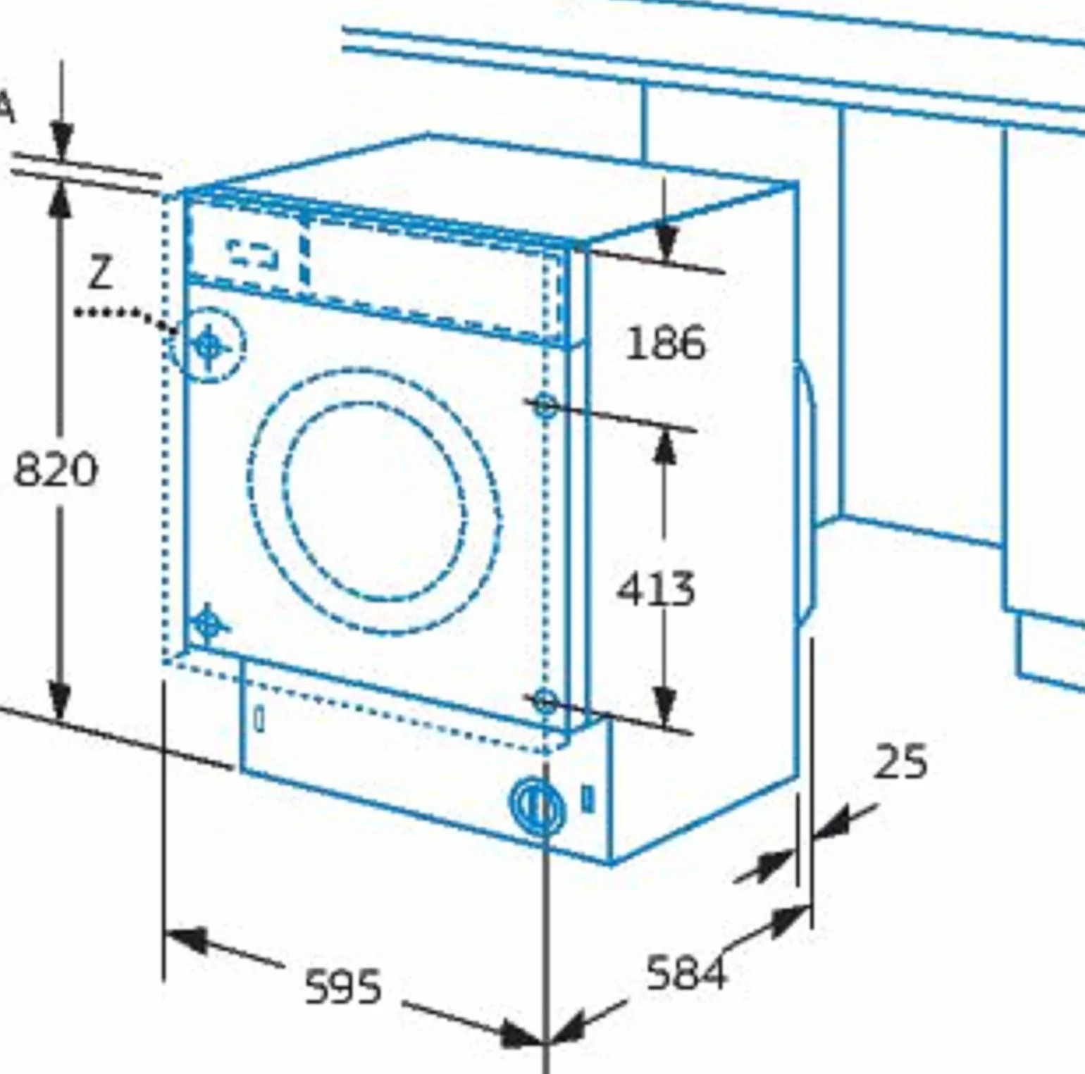 Balay - Lavadora-secadora, 7/4 kg, 1200 rpm, Función fin diferido hasta 24h, Blanco, 3TW773B