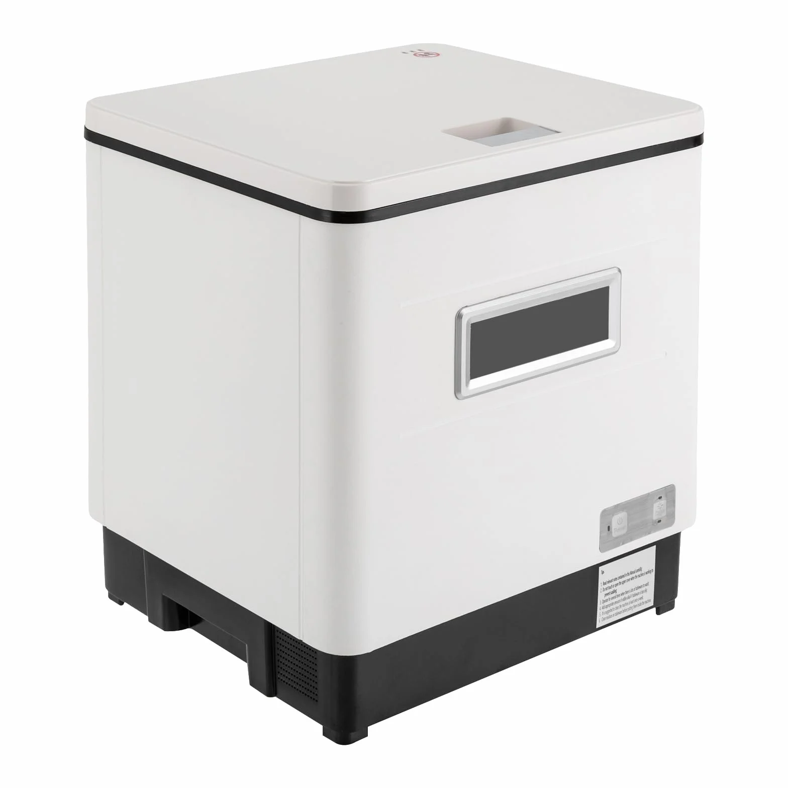 Lavavajillas para encimeras de 800 W, cocina completamente automática, chorro giratorio 360°, funcionamiento silencioso 55 dB, para familias pequeñas, apartamentos