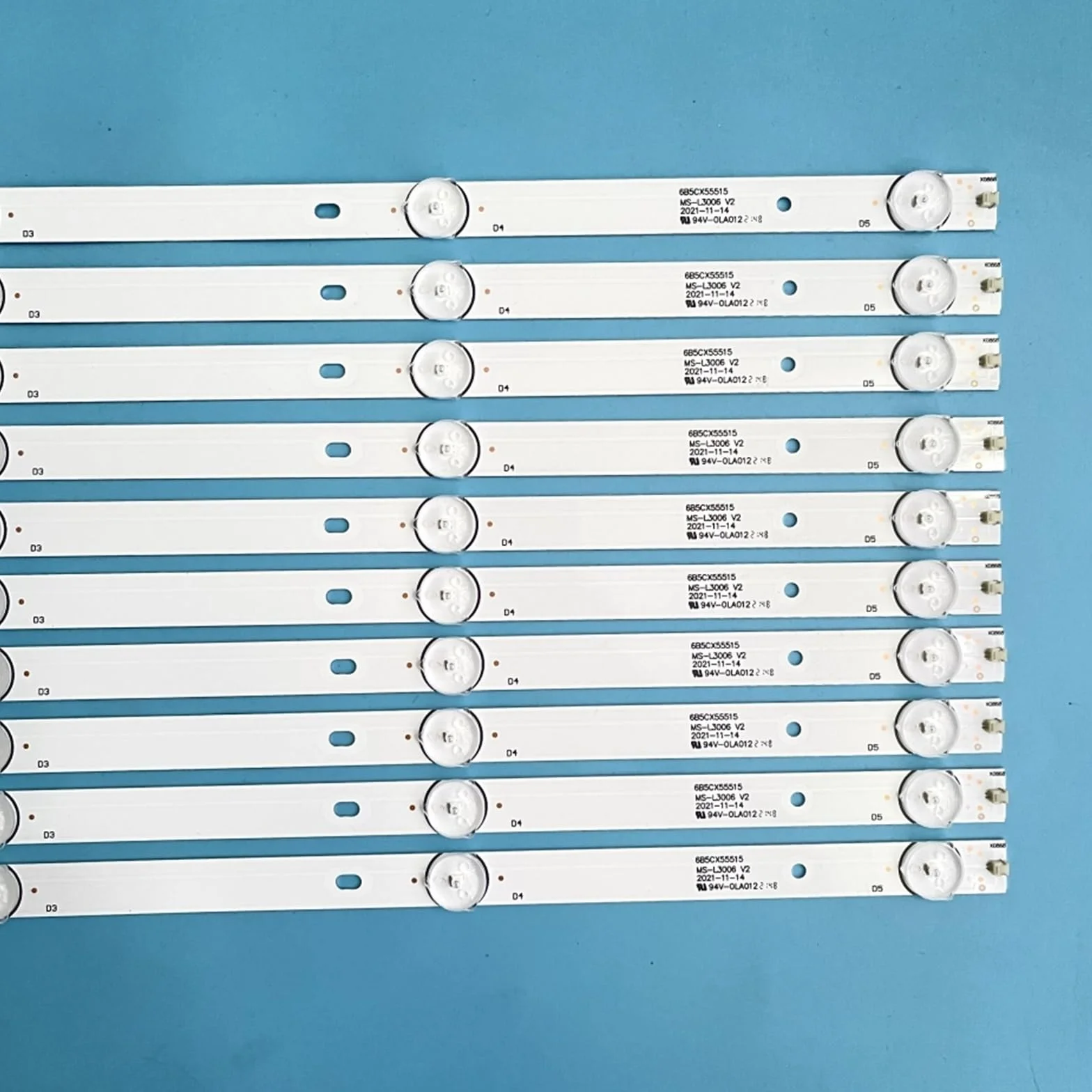 Tiras LED compatibles for Polarline 58 Pulgadas Si58us CX58D05-ZC22AG-02E K58DLX9US CX580DLEDM 58PU55STC-SM CX580DLEDM JL.D58051330-006AS-M
