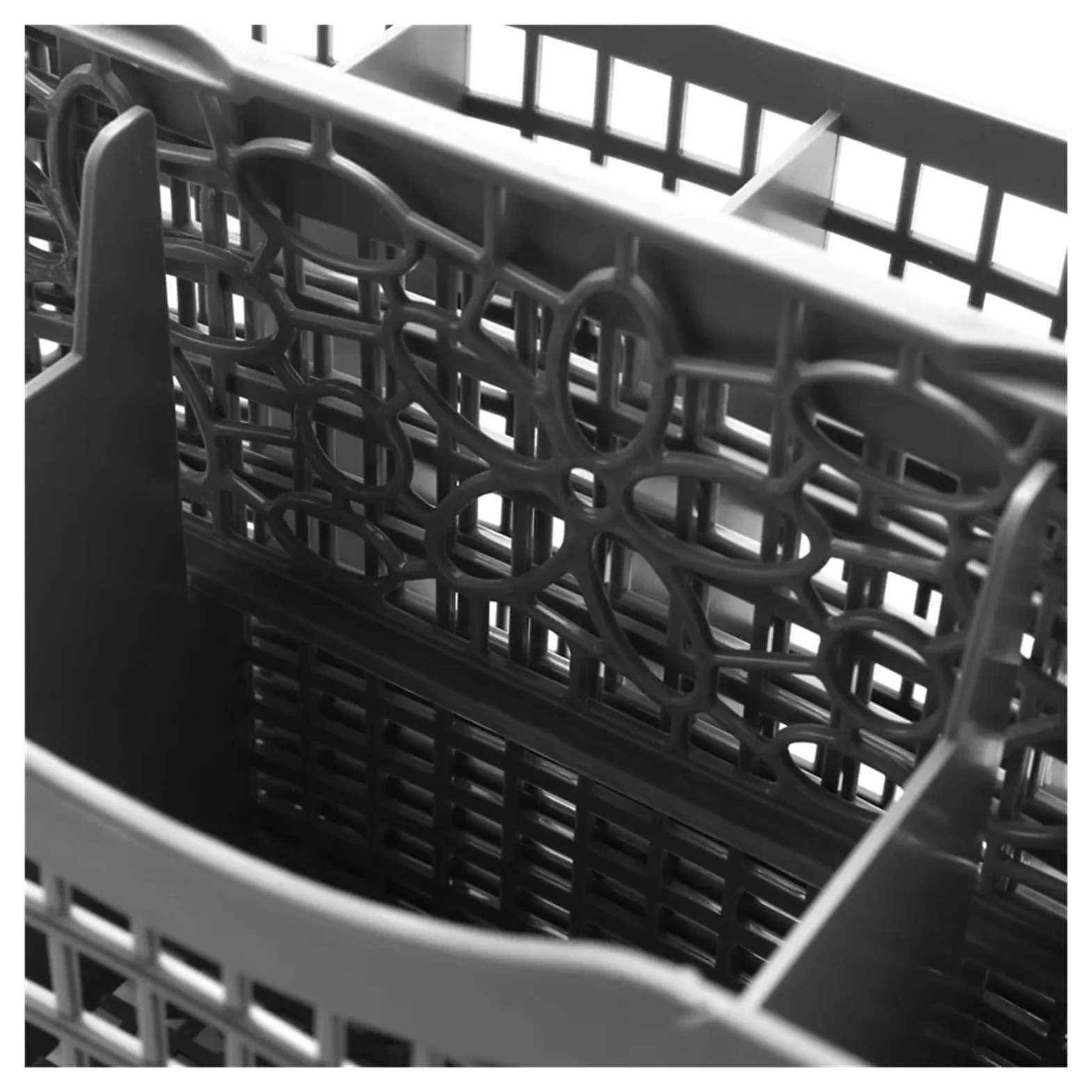 Cesta universal de repuesto para cubiertos de lavavajillas, 2 unidades, diseño duradero y ahorra espacio, se adapta a la mayoría de los lavavajillas, organizador esencial de cocina para un