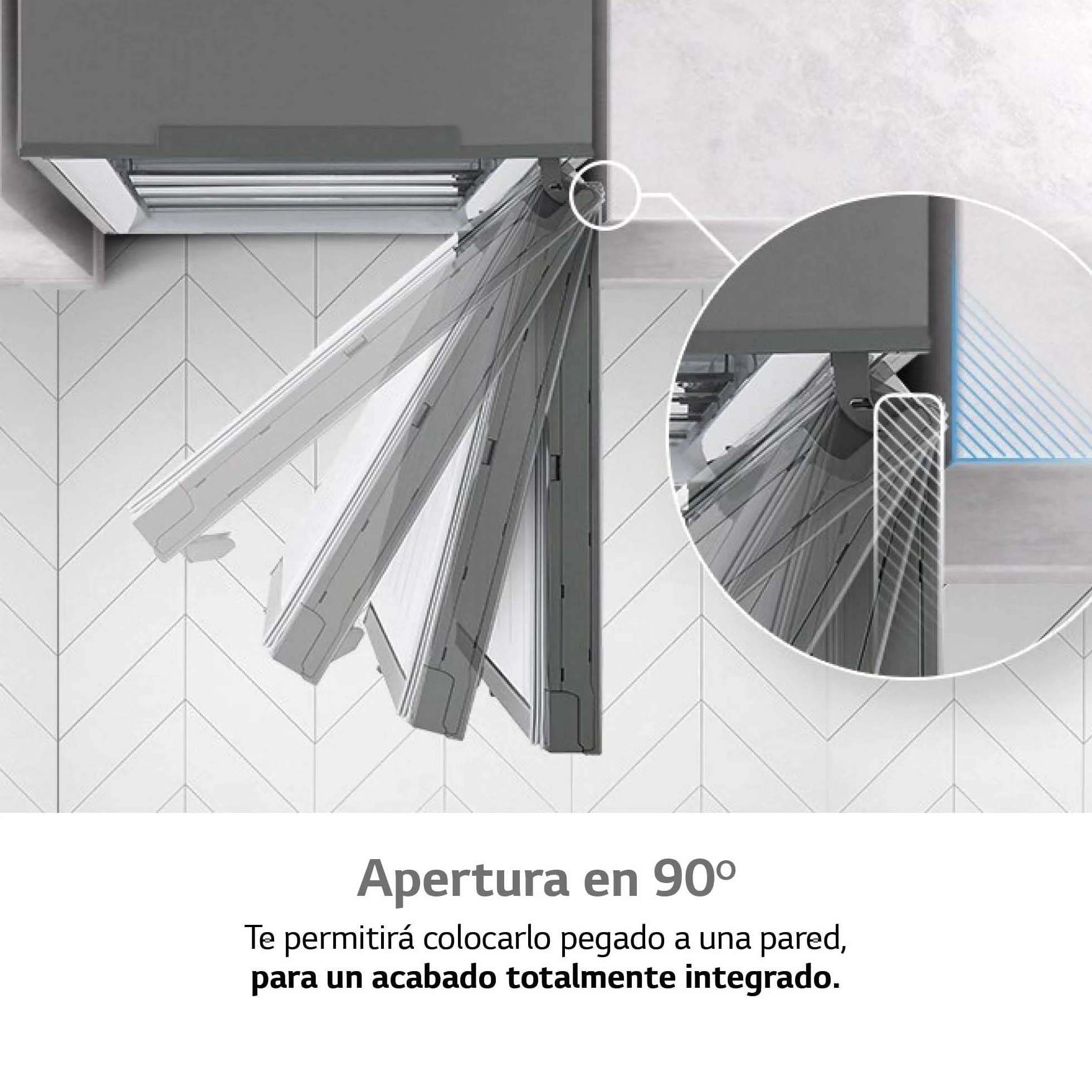 LG Congelador No Frost Total 355 L 186 cm Vertical Smart Inverter Inox