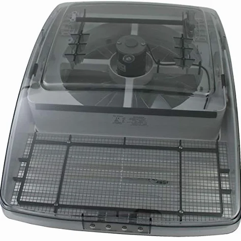 Maxxfan Claraboya de cristal tintado 40x40 cm con ventilador