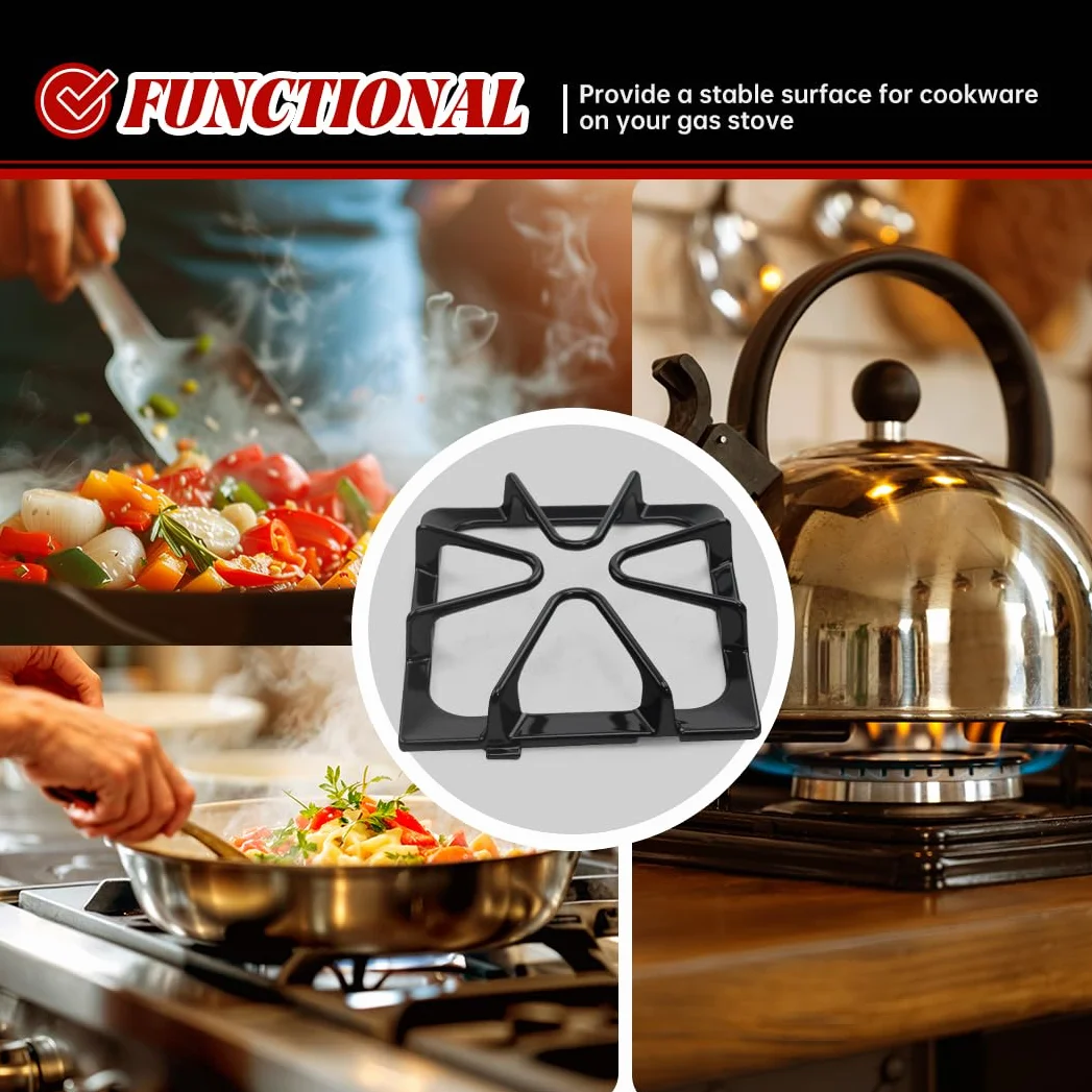 W10447925 - Rejillas de hierro fundido de repuesto para estufas Whirlpool, parrilla de quemador de gas para Maytag Amana Inglis Kirkland Kenmore Range