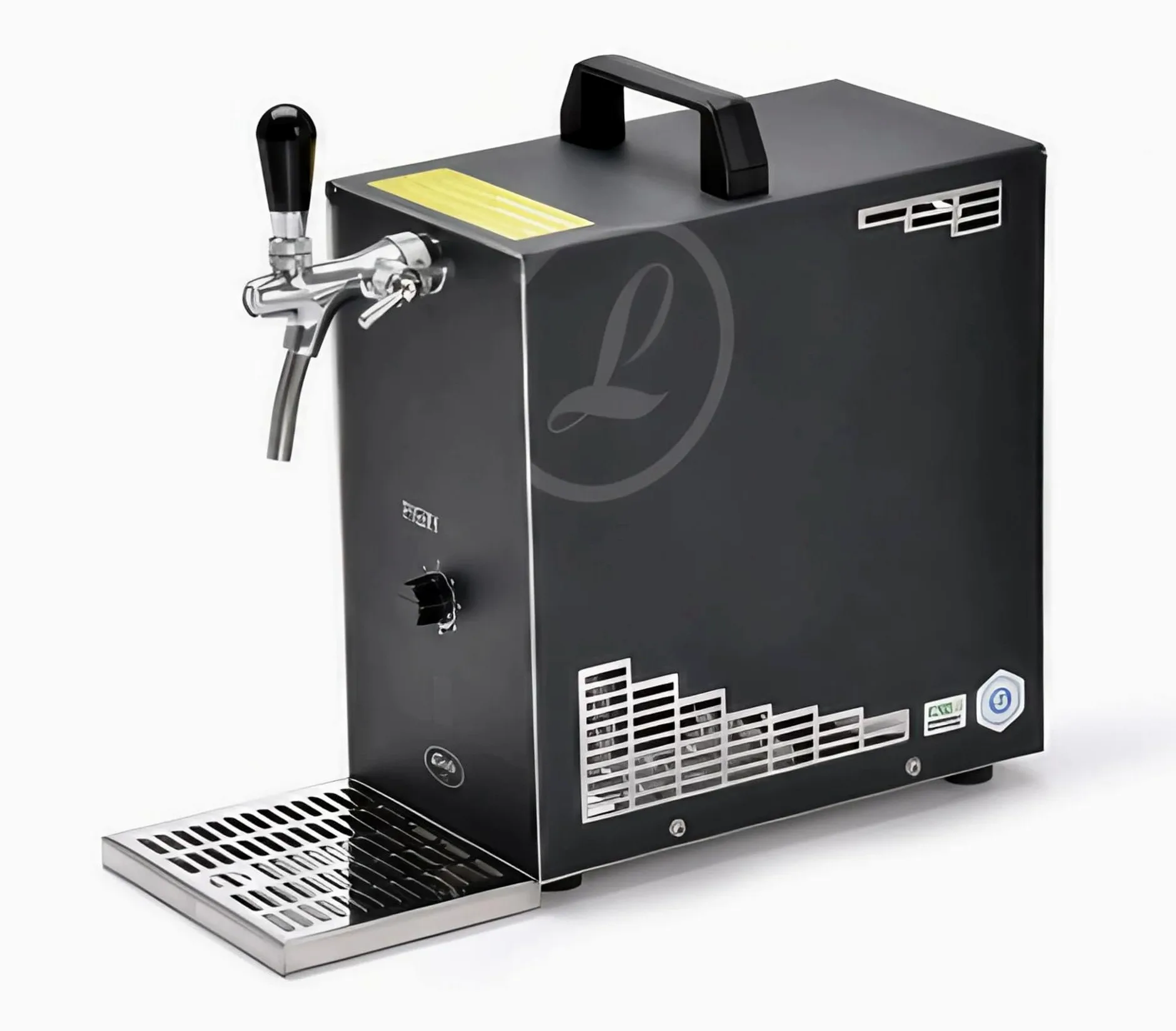 Kit Completo dispensador de Cerveza Pygmy 25/K Limited Edition con Bomba de Membrana, Enfriador seco monolíneo Acero Inoxidable 35 l/h Green Line, Cabeza de Grifo KeyKeg