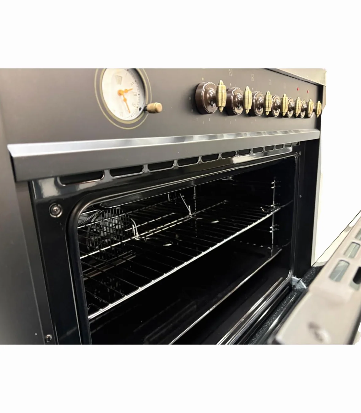 SOLTHERMIC® COCINA 90X60 VTI90ANEGRA INDUCCION HORNO 105L / ALTA GAMA