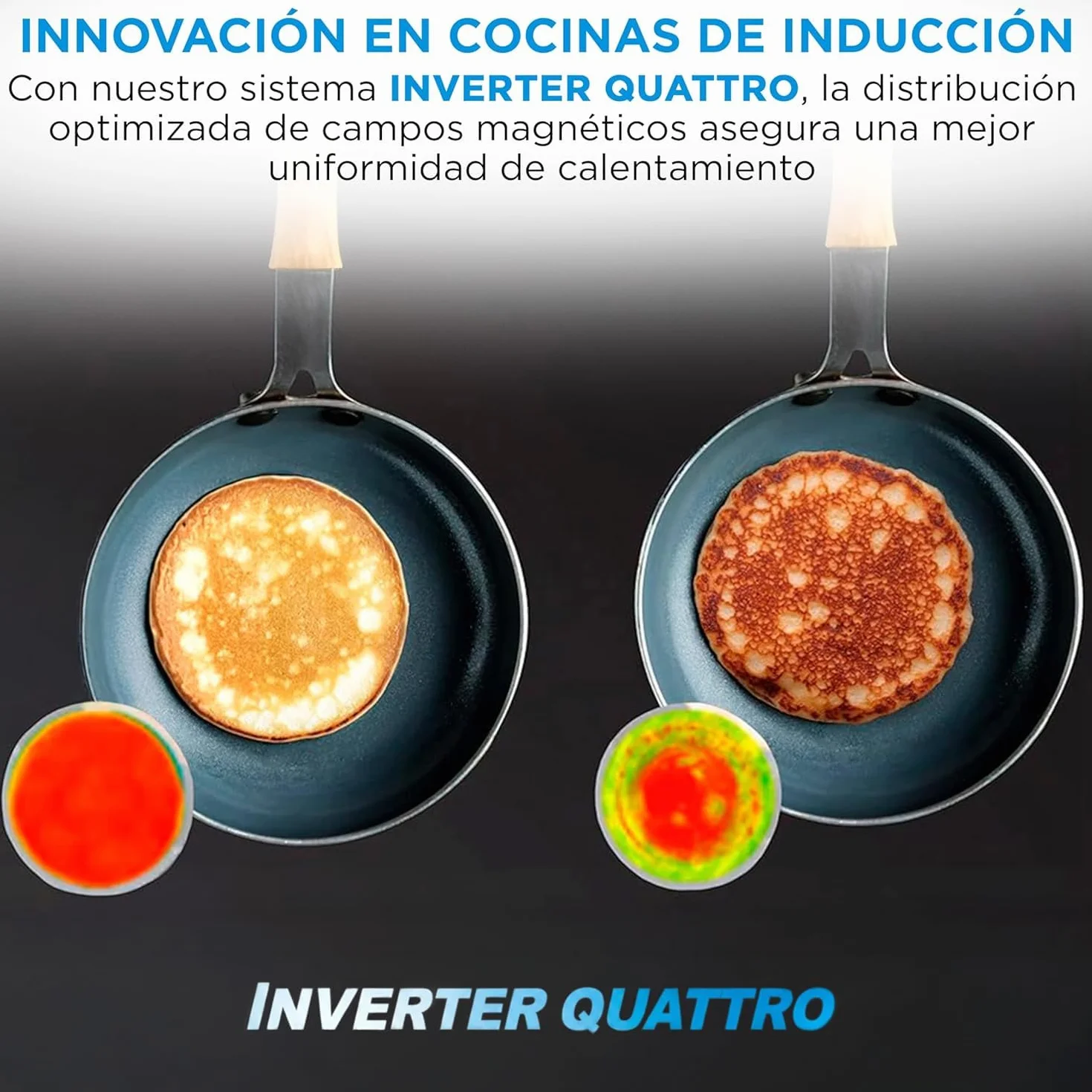 MIDEA Placa Inducción 3 fuegos 60 cm 7200 W - Vitroceramica Induccion Integrada con Panel de control tactil, Inverter quattro, 9 Niveles de Potencia, Booster, Indicador de Luz, y Temporizador.