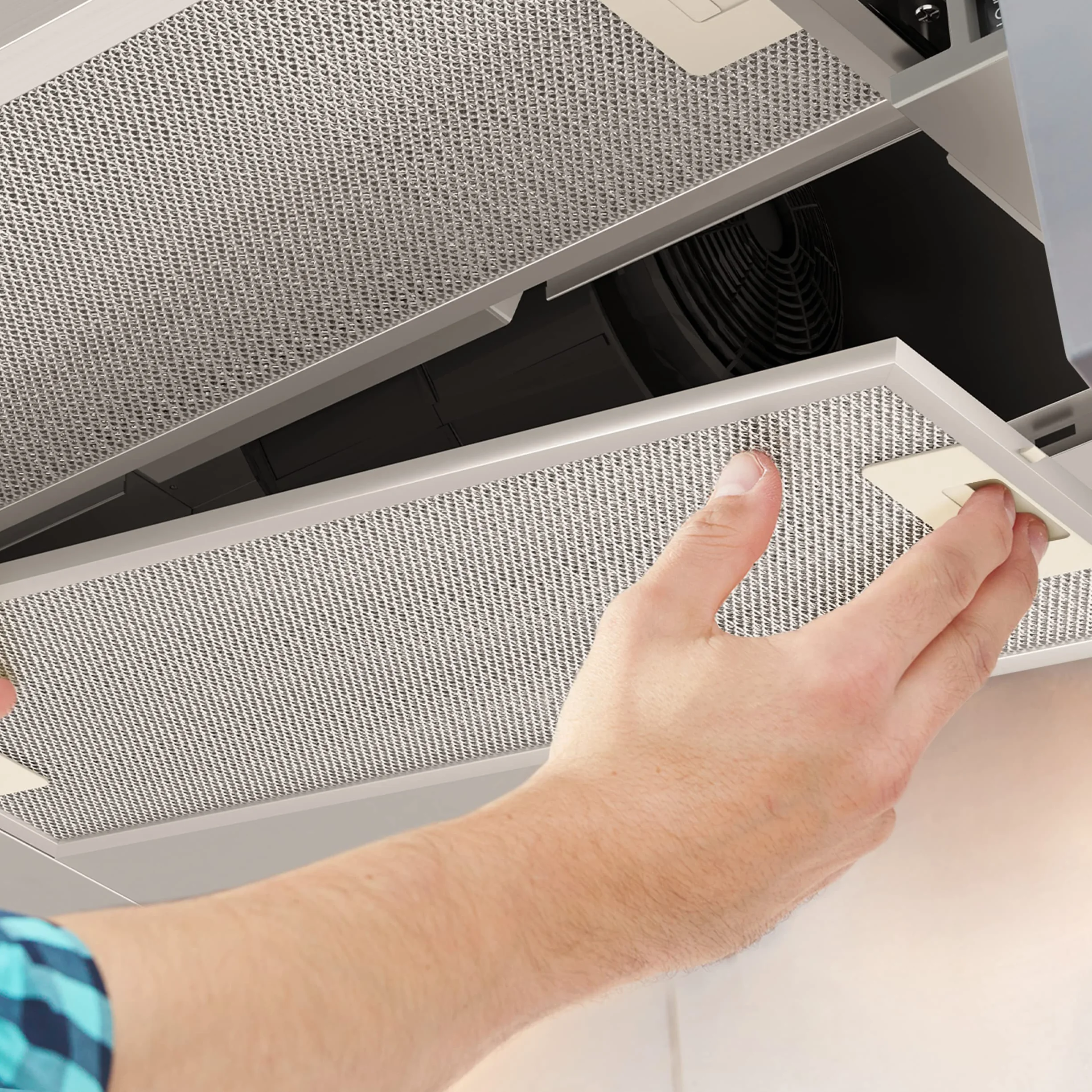 CIARRA AWS6906D Campana extractora plana 60 cm 391 m³/h recirculación filtro carbón activo integrada plateado