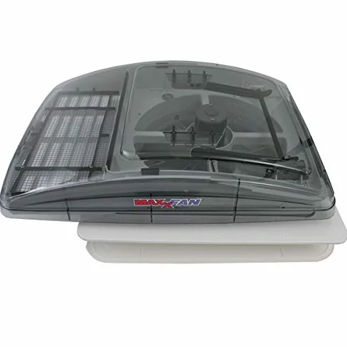 Maxxfan Claraboya de cristal tintado 40x40 cm con ventilador