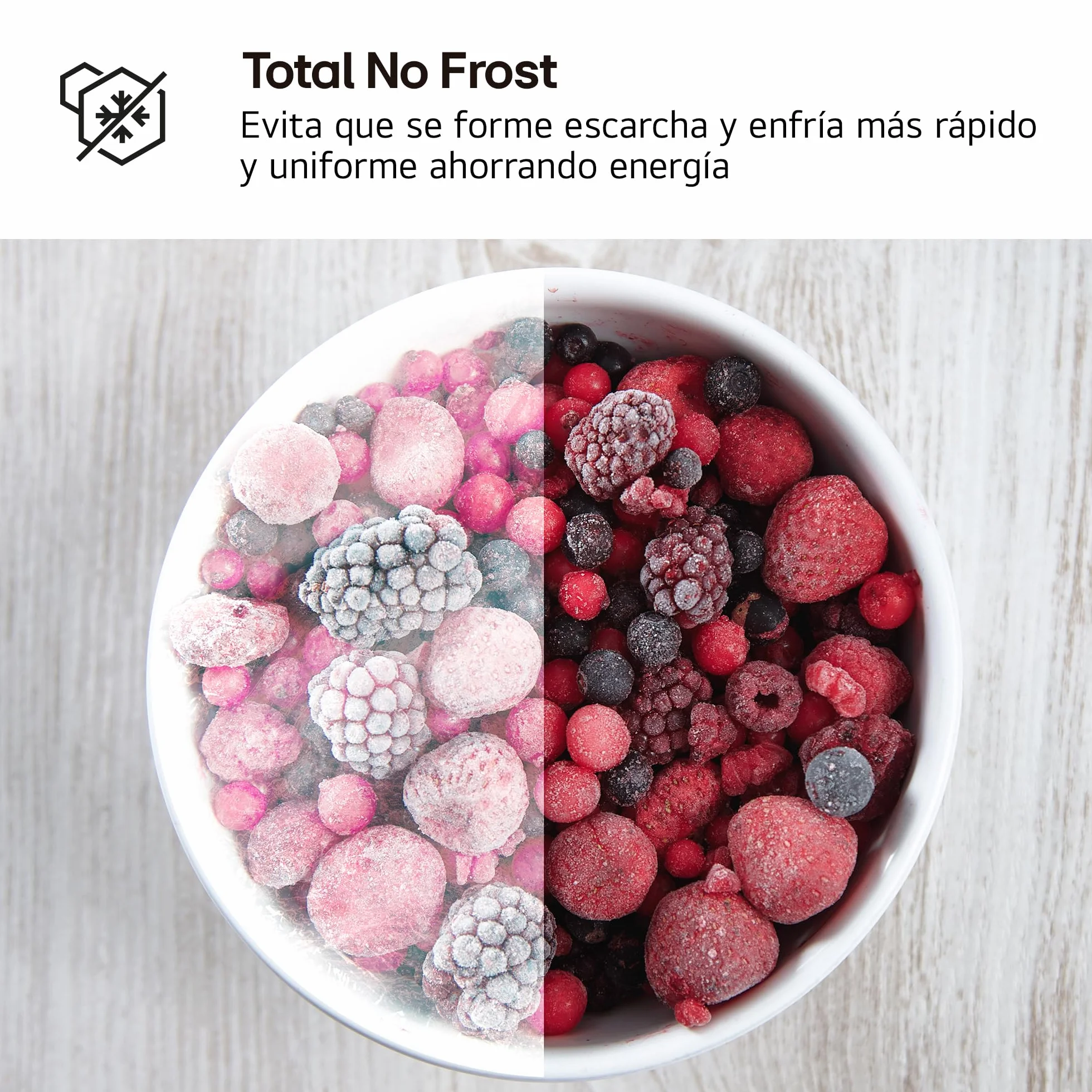 LG GTBV22PYNJ - Frigorífico Dos Puertas Total No Frost, 1,45m, Clasificación E, Inox antihuellas