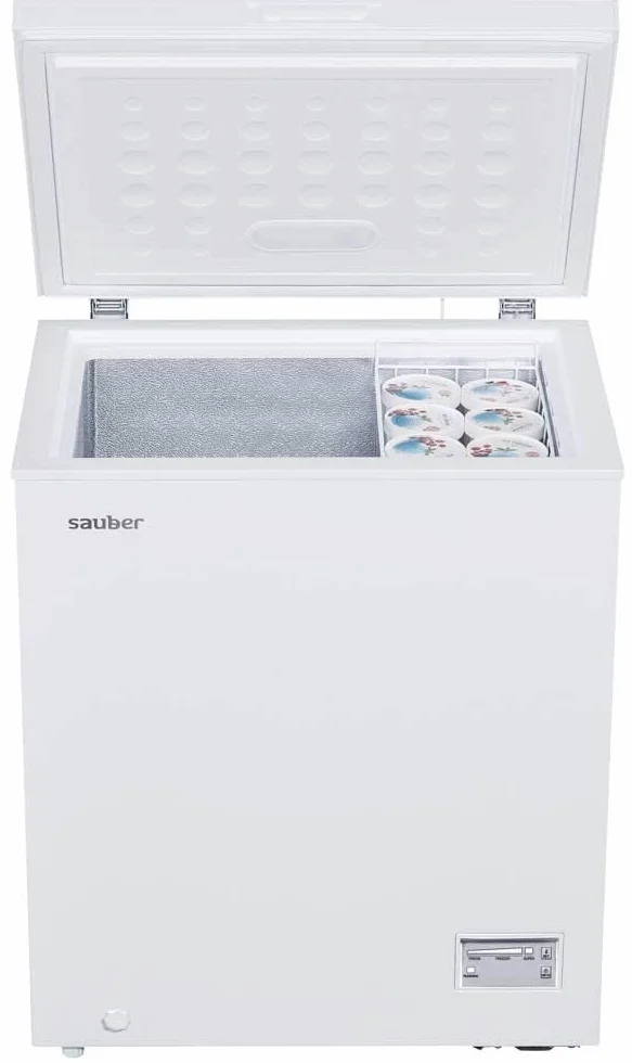 Sauber - Congelador Horizontal SERIE 5-145H - Eficiencia energética: F - Ancho: 70,5 cm - 145 litros - Función DUAL Frigo/Congelador - ENTREGA Y RETIRADA USADO EN DOMICILIO