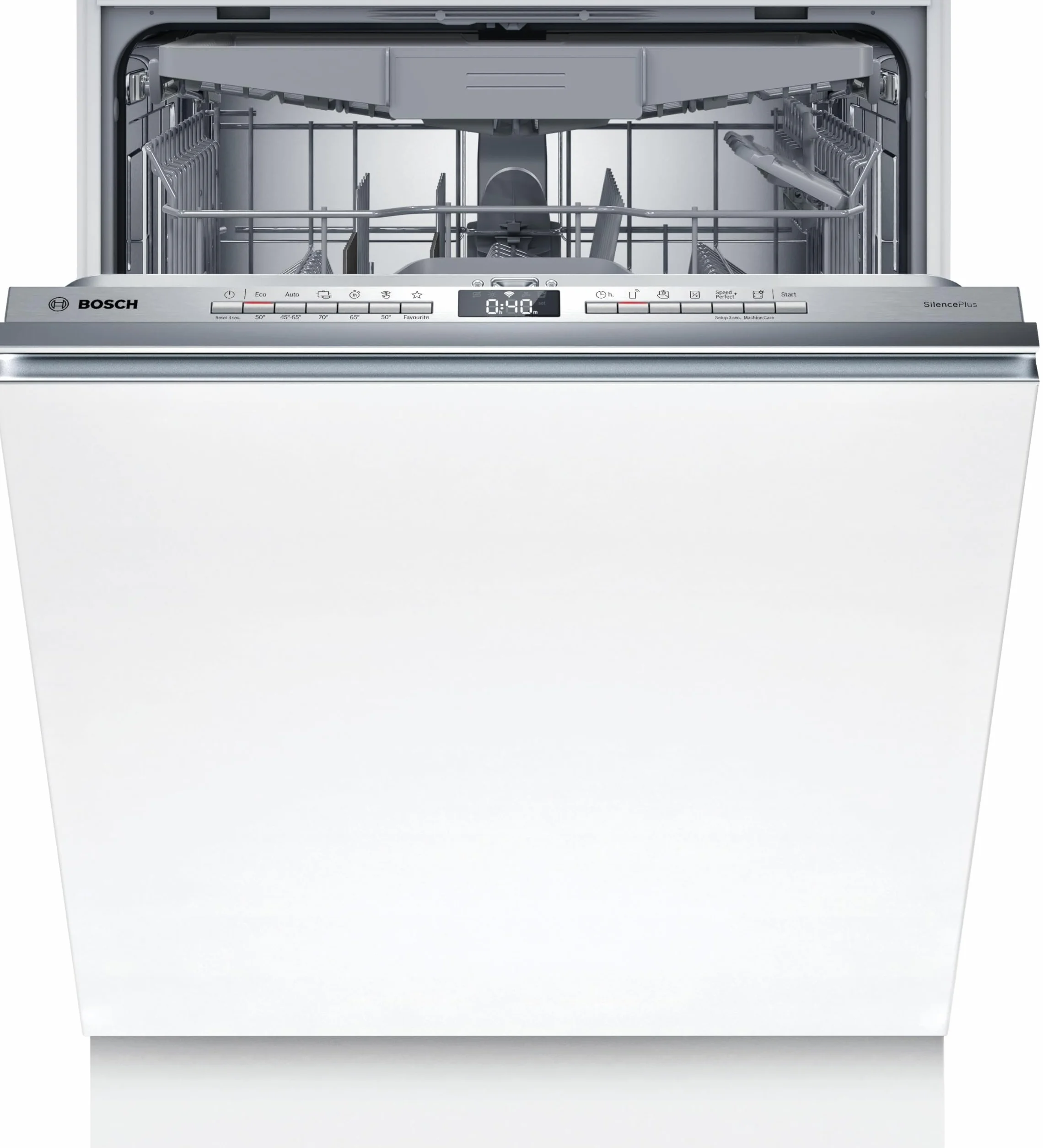 Bosch Lavavajillas Totalmente Integrable Serie 4 13 Servicios 3ª Bandeja Cubiertos SMV4ENX06E