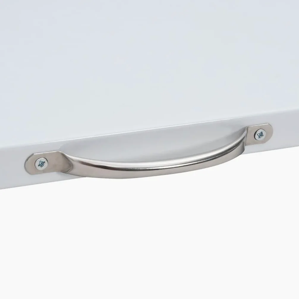 Mangloder - Marco intermedio para lavadoras y secadoras de acero con estante extensible, base universal para apilamiento, 60 x 60 x 8 cm, color blanco para lavandería y sótano