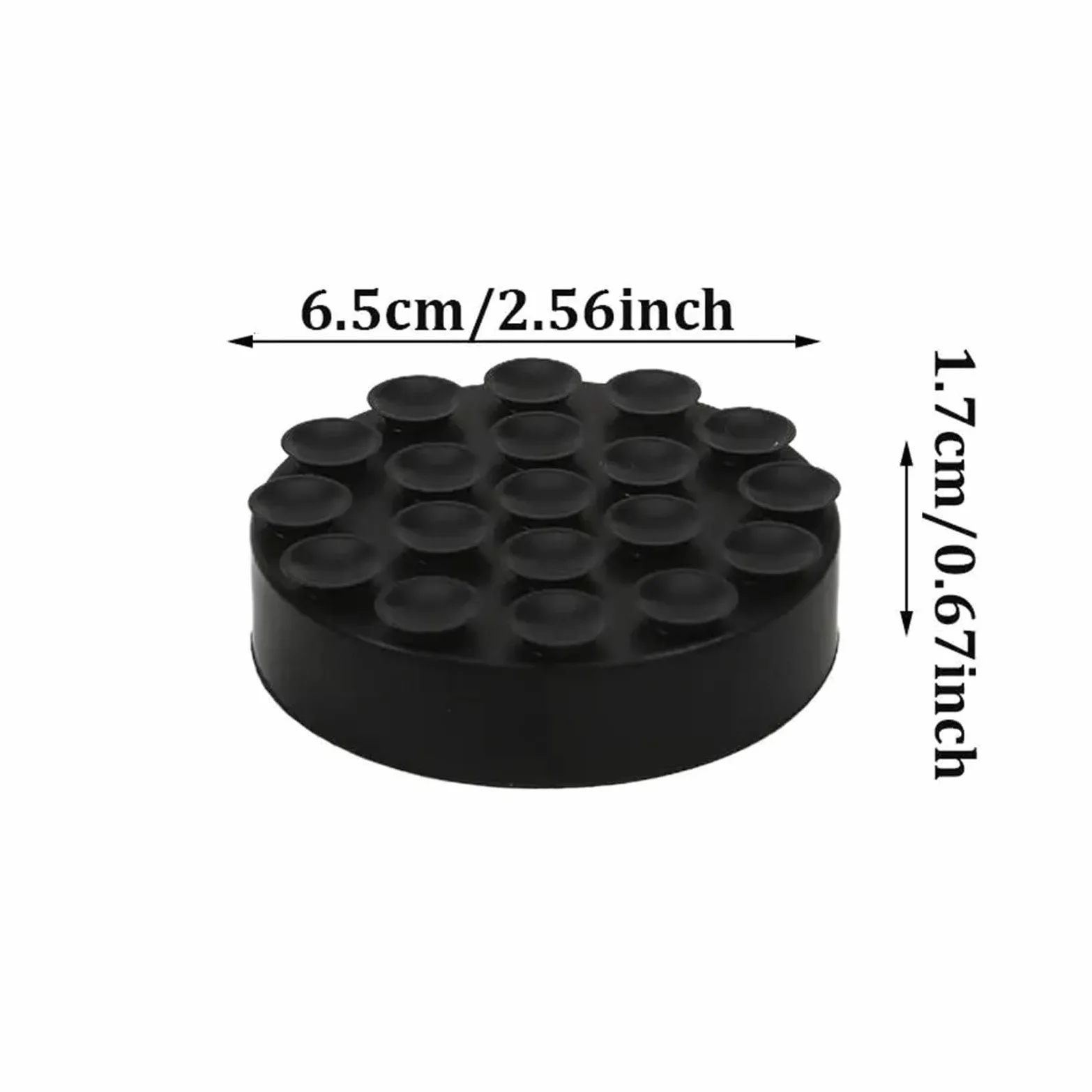 Almohadilla Universal Antivibración For Pies, Almohadilla De Goma For Pies For Lavadora, Base De Elevación, Alfombrilla For Pies, Refrigerador Silencioso, 4-32 Uds.(32pcs Black)