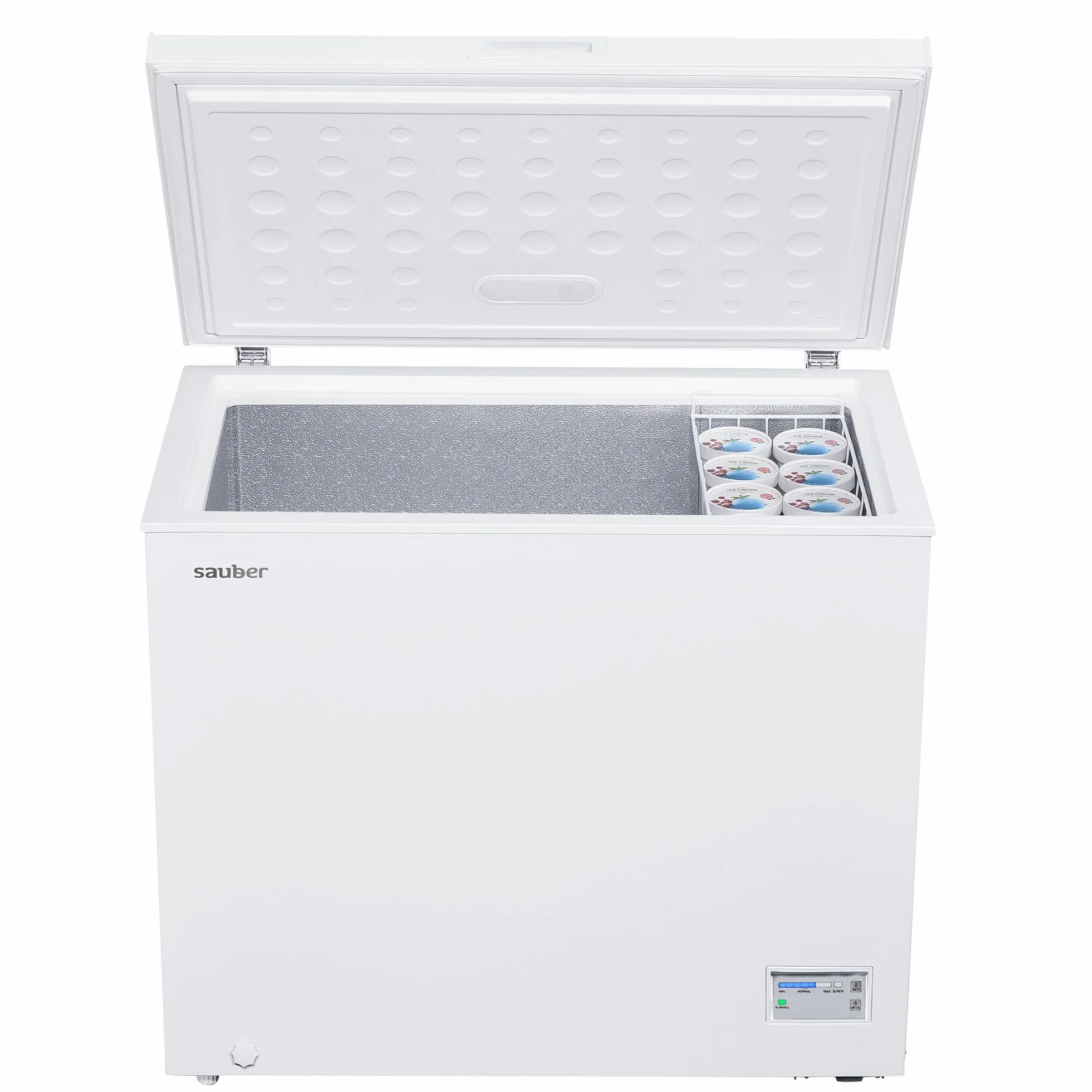 Sauber - Congelador Horizontal SERIE 5-CH251 24WH - Eficiencia energética: E - Ancho: 96 X 55 cm - 251 litros - - Luz LED en PUERTA - ENTREGA Y RETIRADA USADO EN DOMICILIO INCLUIDA