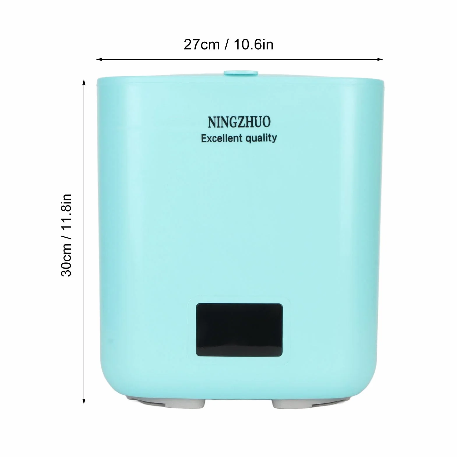 Topyond Lavadora Portátil Automática 7 Litros Secado Giratorio Mini Lavadora y Secadora Combinada Azul Verdoso