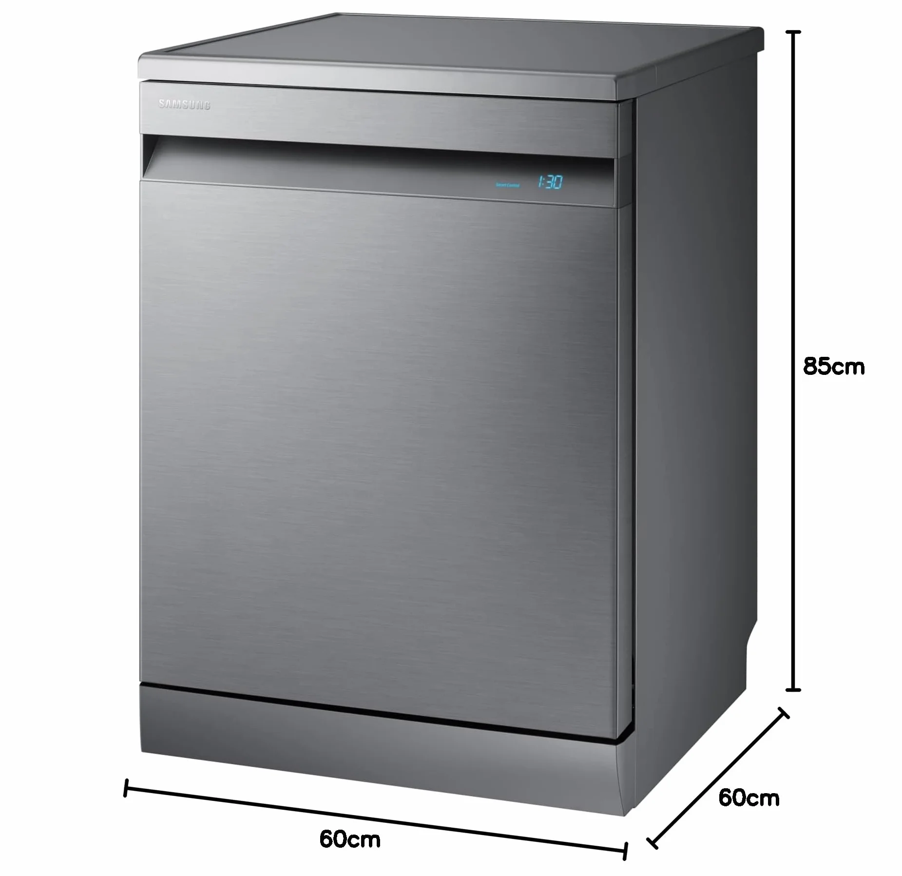Lavavajillas Libre Instalación Samsung 60cm 14 cubiertos Sistema AutoOpen Door Clase C Inox DW60A8050FS/EF