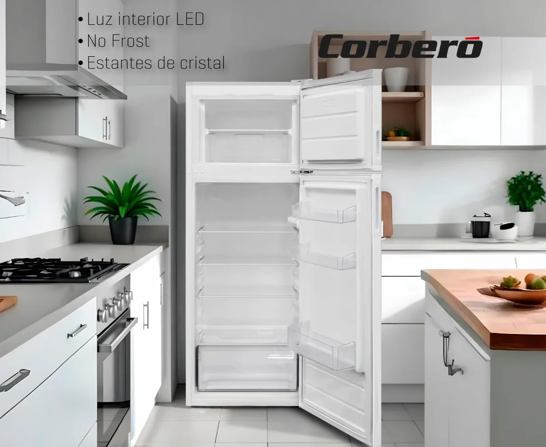 Corberó Frigorífico 2 Puertas CF2PV21324W 212L Blanco
