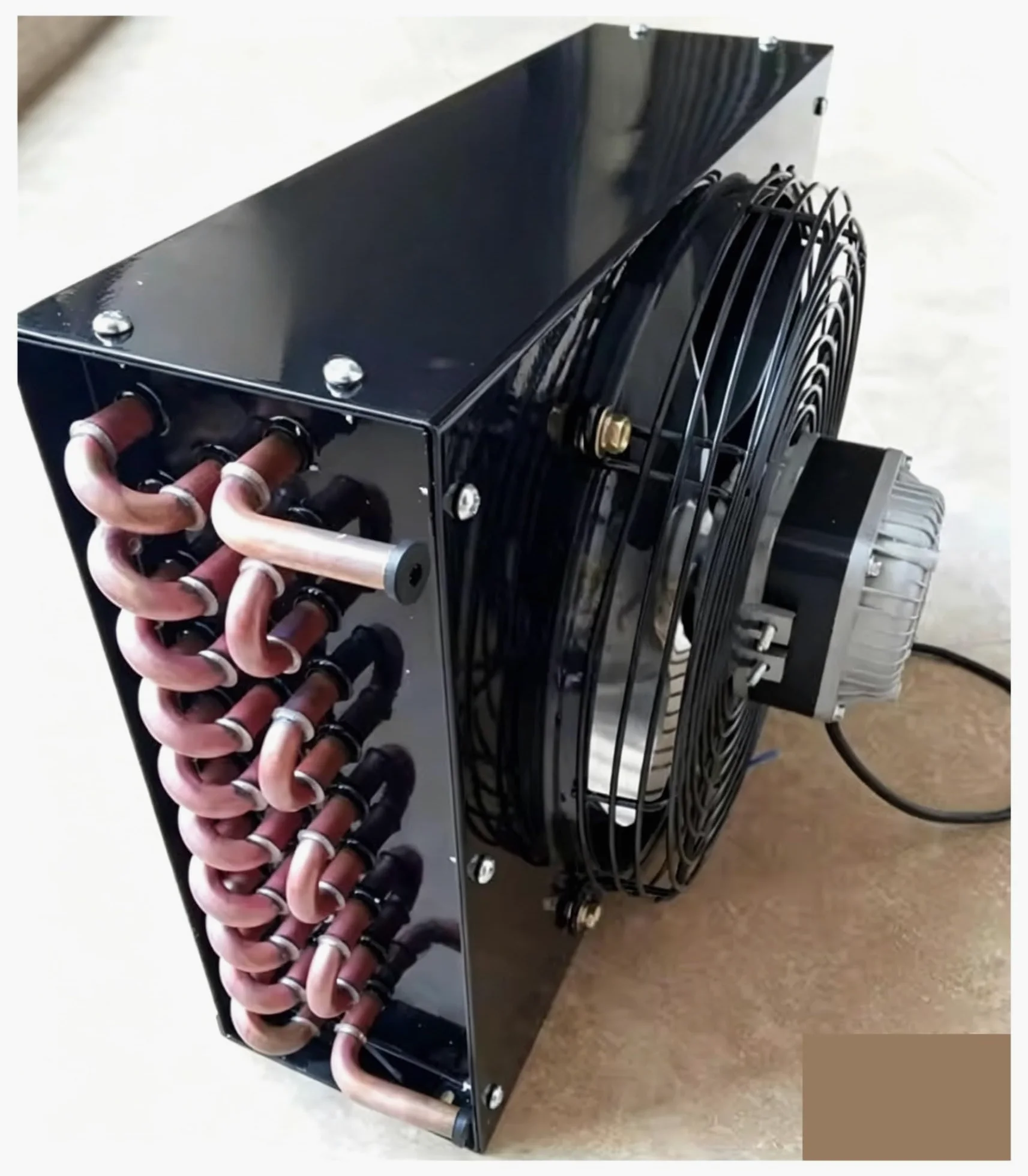 Condensador Del Refrigerador, Pequeño Evaporador Universal Refrigerado Por Aire 2/8HP Del Radiador(40W Add fan)