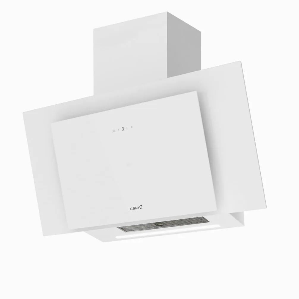Campana Extractora Decorativa CATA THALASSA PRO 900 GWH Panel Táctil 6 Niveles Silenciosa Color Blanco