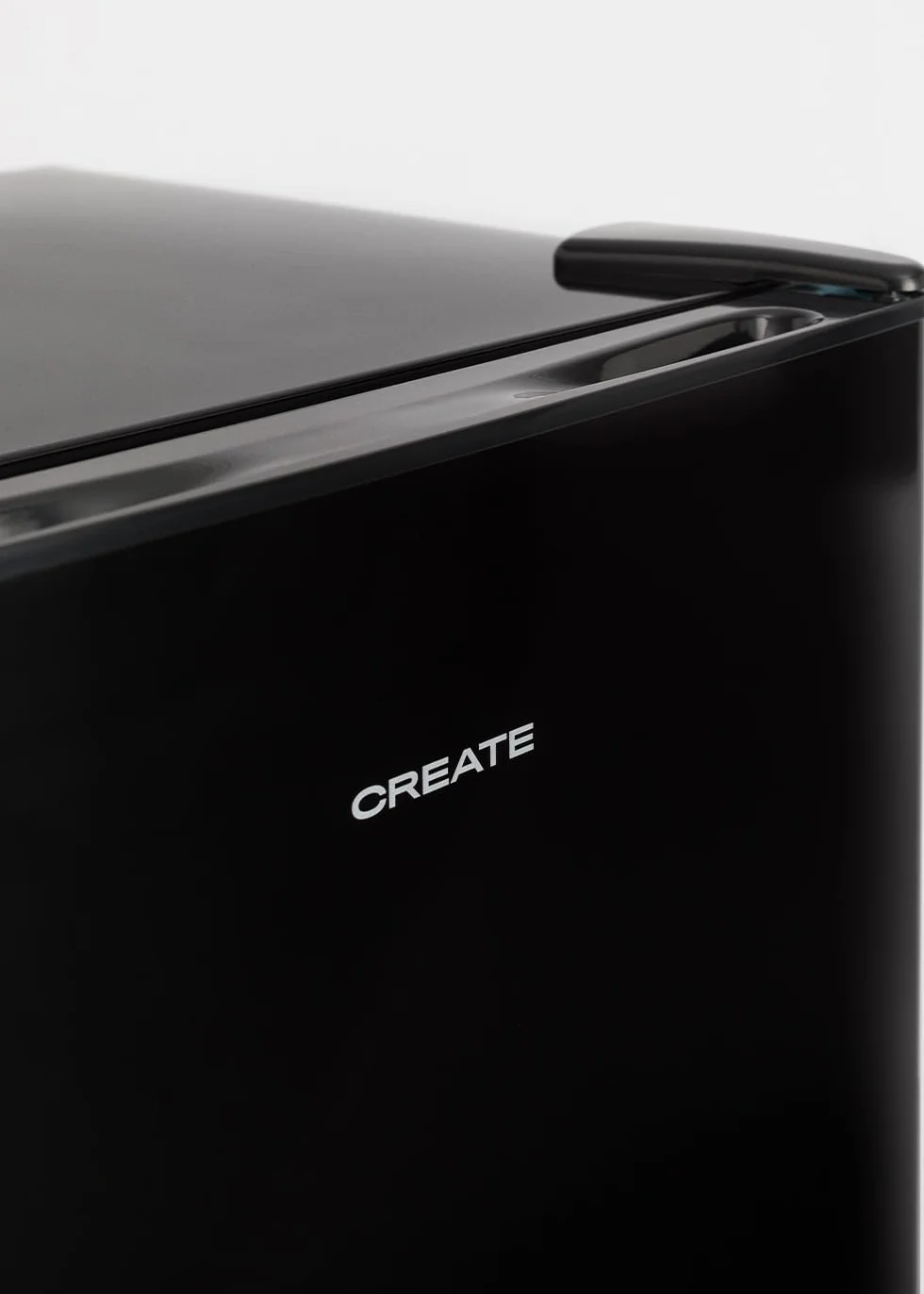 CREATE / FRIDGE MINIBAR/Nevera mini bar Negro/Bajo Consumo, Puerta Reversible, 43L de Capacidad, 65W