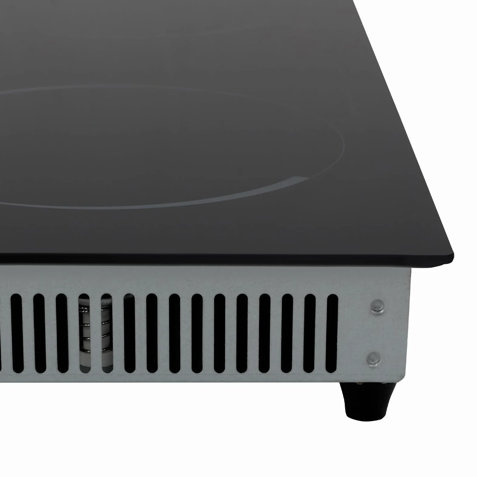 Placa vitrocerámica de 4 zonas, 6000 W, 60 cm de inducción, con sensor táctil de control, placa de cocción empotrable, sin marco, para teteras, ollas de aluminio, ollas de cristal, etc.