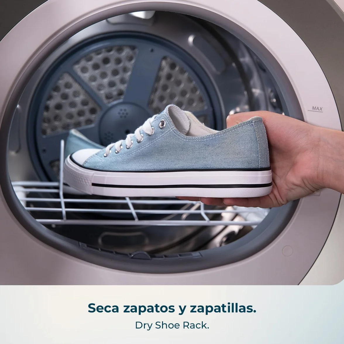 Cecotec Secadora Compacta de Evacuación 3Kg Bolero DressCode Dry 3600V. 12 Programas, Secado Automático Inteligente, Pantalla FullColor, Función UV Care, Dry Shoe Pro, Delay Start, Blanca