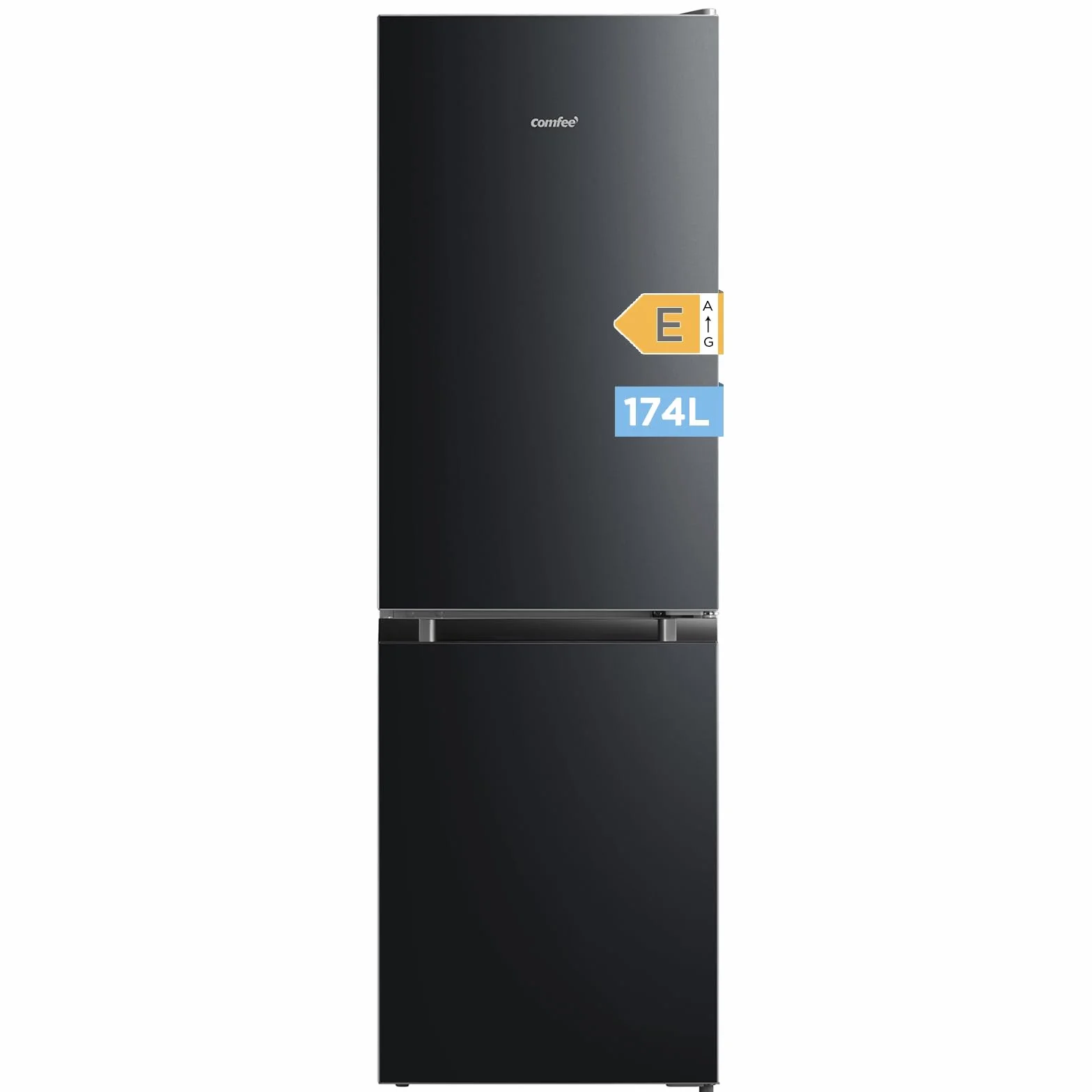 Comfee' RCB169DK2(E) Refrigerador con Congelador 150 cm Low Frost 195 kWh/año 174L Negro