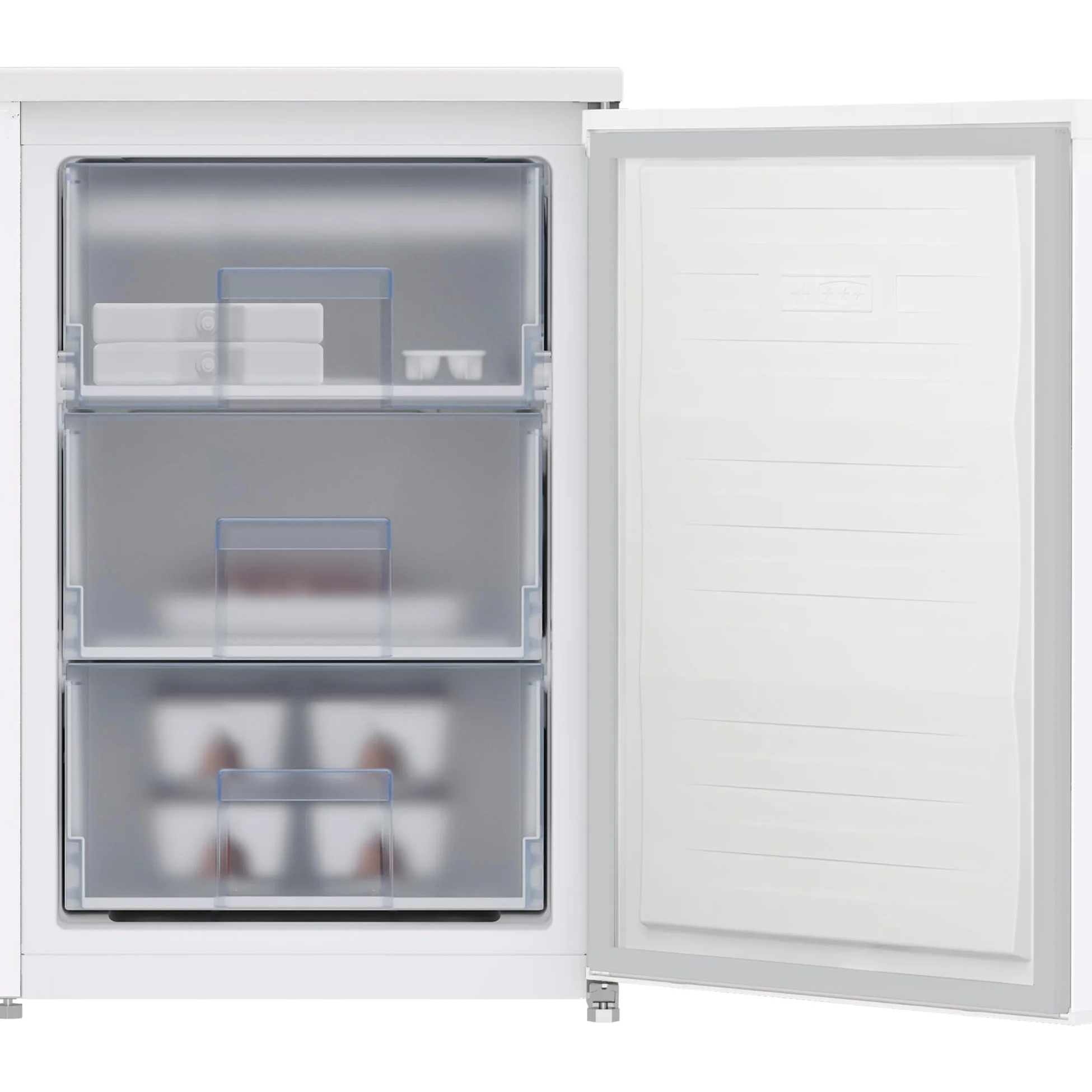 Beko FSE1175N - Congelador de mesa MinFrost, tope de puerta intercambiable, 95 l de volumen, 37 dB (A), color blanco