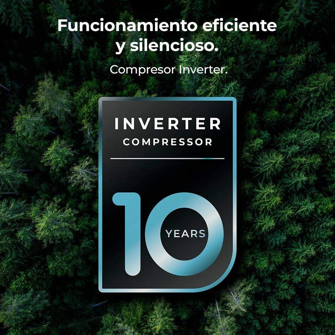 Cecotec Frigorífico Combi 409L Total No Frost Bolero CoolMarket Combi 409 Inox C. Altura 185cm, MAX INSIDE con VIP Tech, Compresor Inverter Plus, Bajo Consumo, Cajón Temperatura Variable, Inox