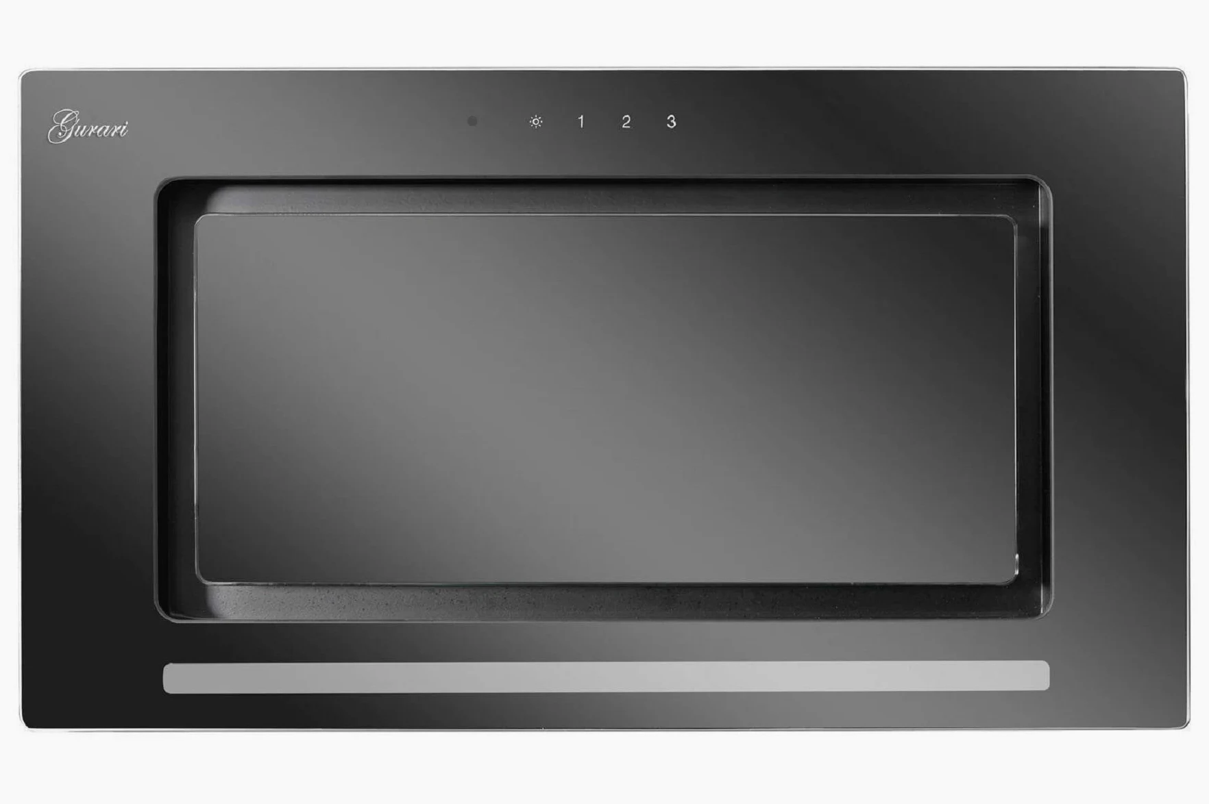 Gurari 217 Prime - Campana extractora de techo (52 cm), color negro