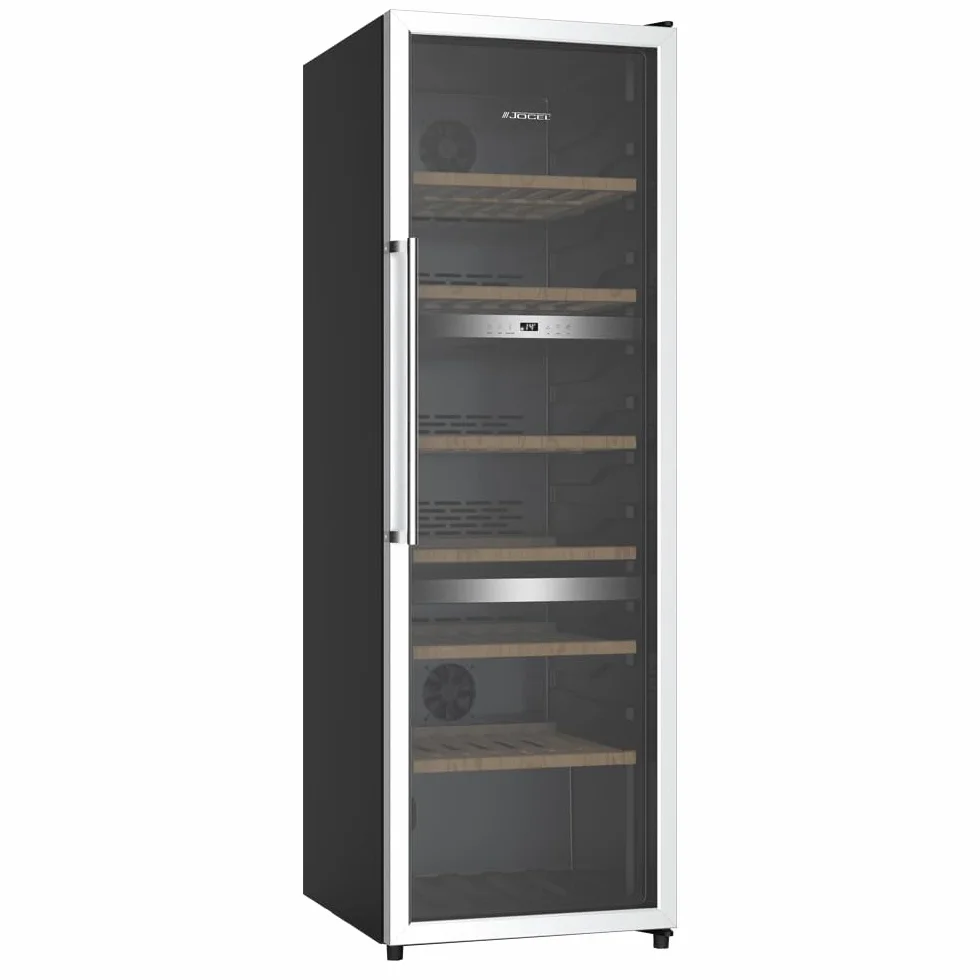Jocel Vinotega JCAV003607, 282 Litros, Capacidad para 140 botellas, Clase eficiencia G, Color negro