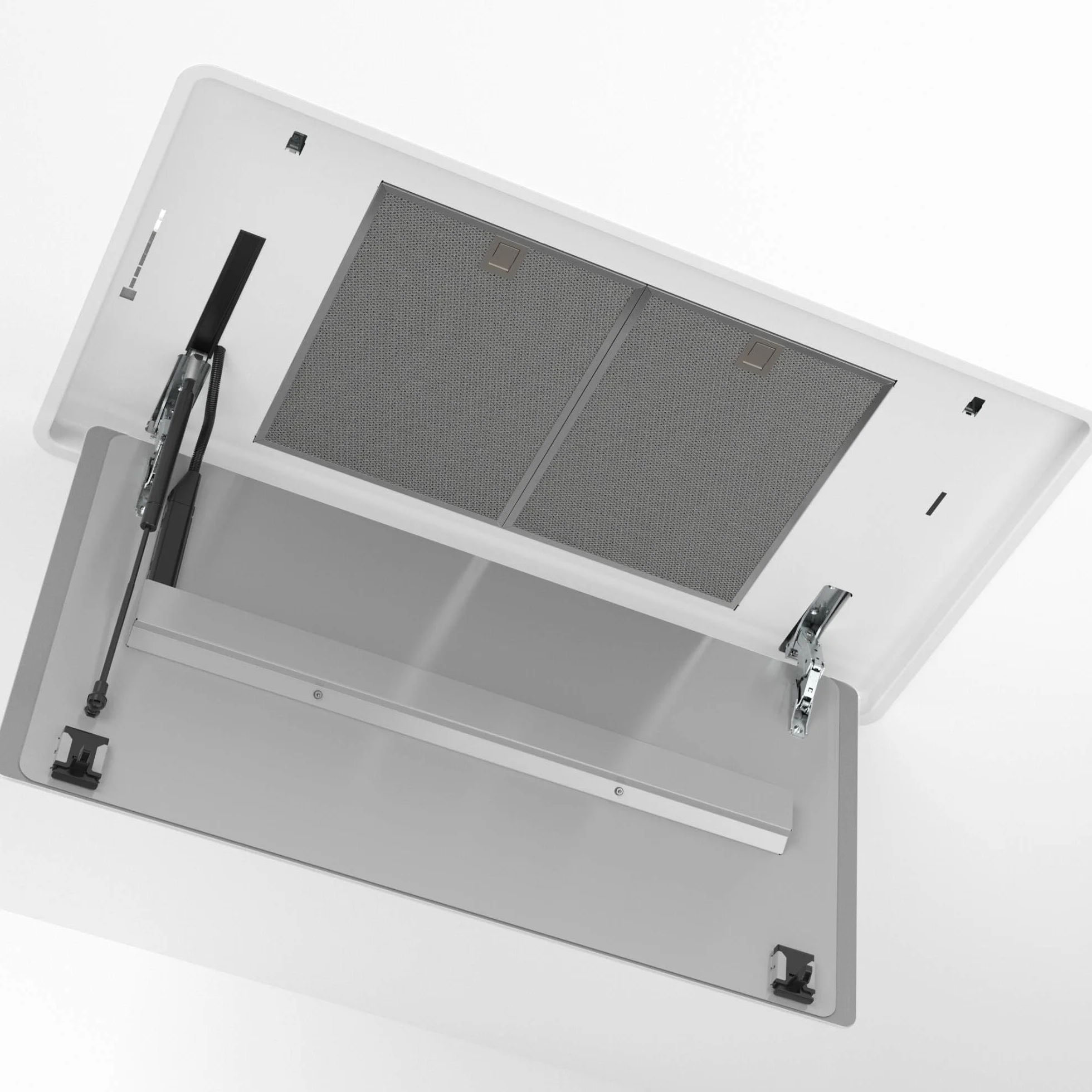 Bosch – Extractor de techo, Serie 8, 90 cm, Motor EcoSilence, PerfectAir, Blanco, DRC99PS20