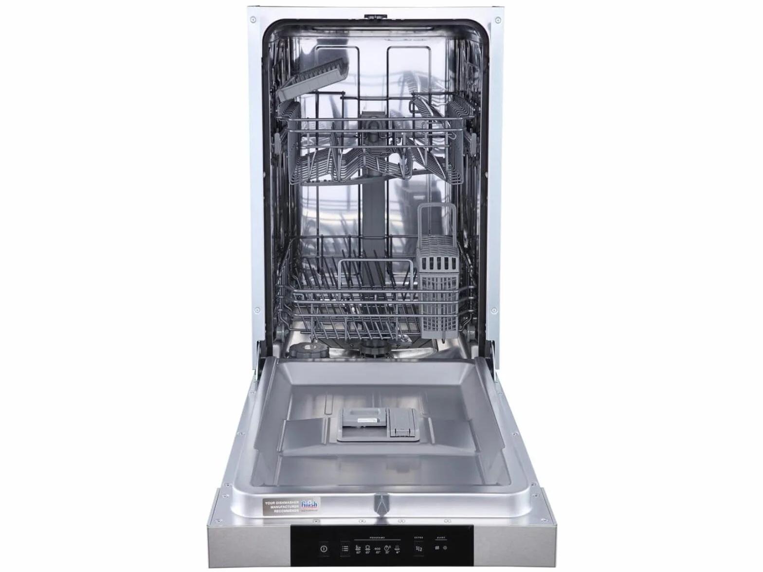 Gorenje GI 520 E15X - Lavavajillas semintegrable / 45 cm / 9 plaquetas a medida / 5 programas/programa de limpieza de 1 h/cesta superior regulable en altura/protección completa contra desbordamiento