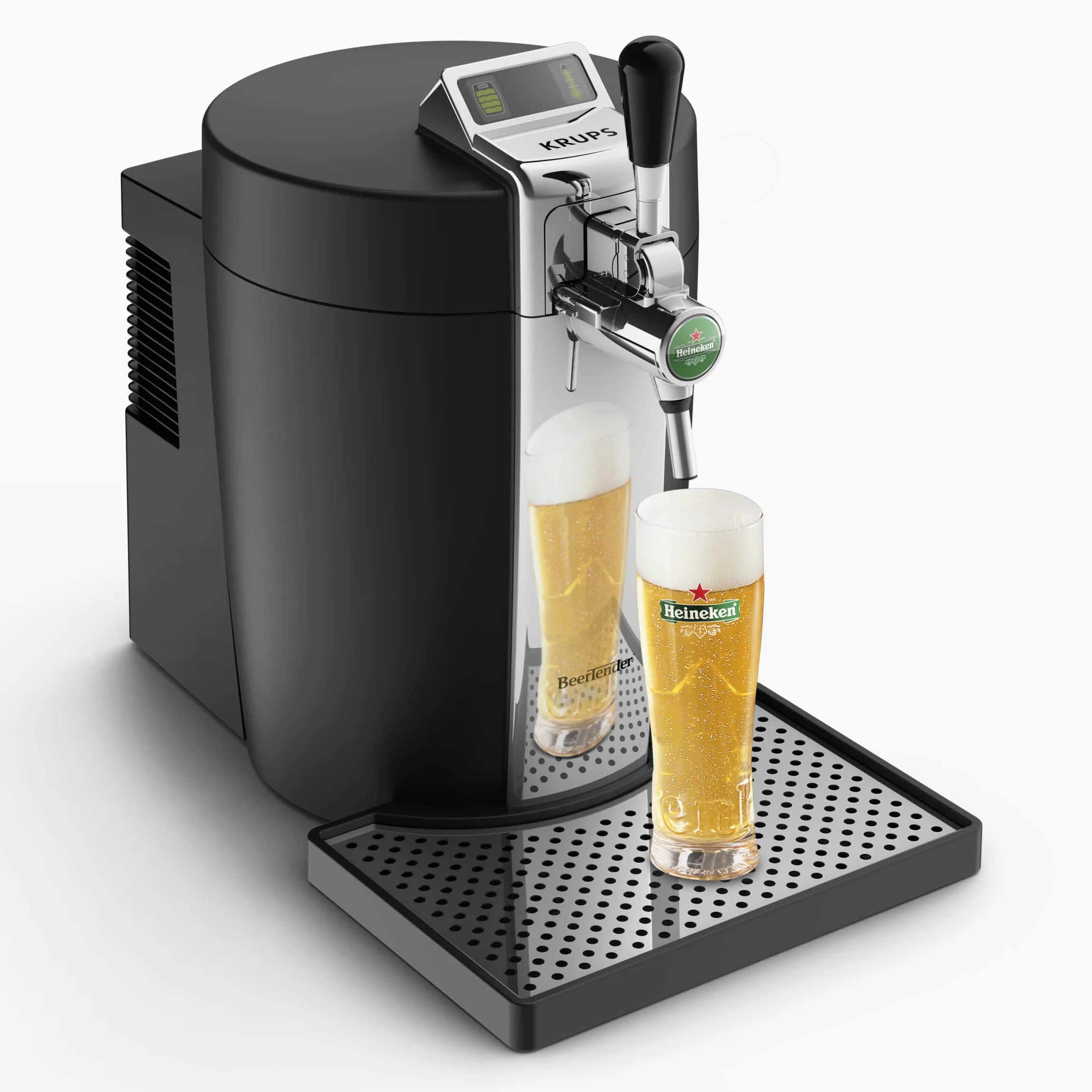 Krups VB700800 BeerTender Dispensador de cerveza termoplástico, color negro