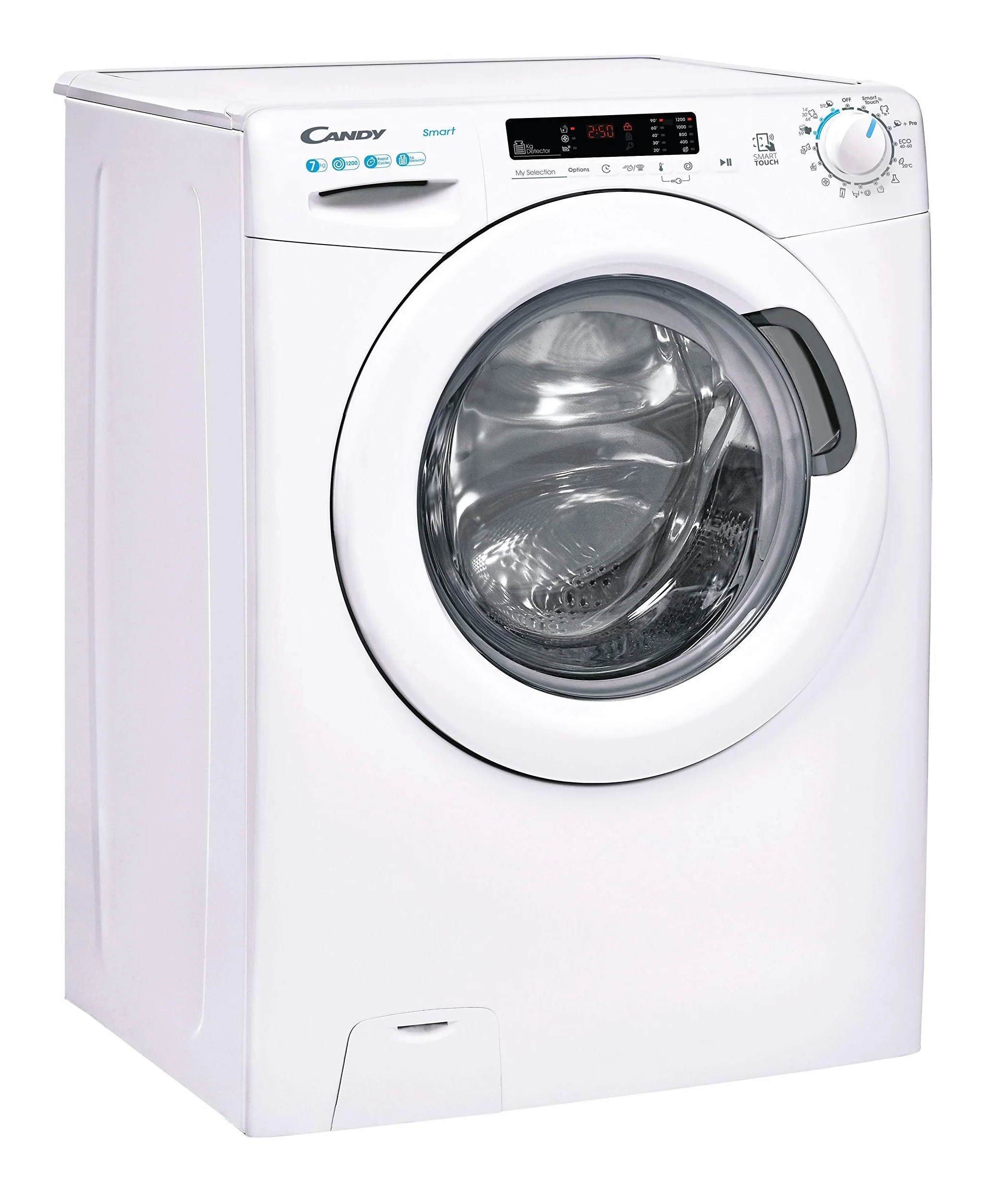 Candy Smart CS4 1272DE/1-S Lavadora 7kg 1200 rpm 45 cm NFC Blanco