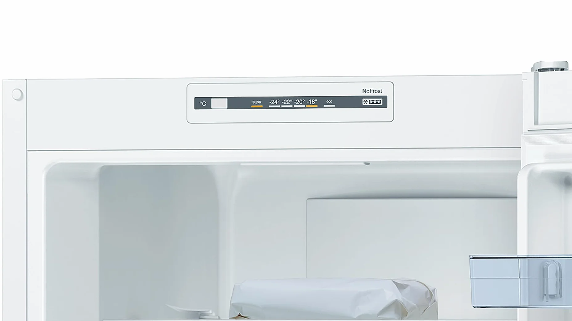 Bosch - Frigorífico Combi, 60 cm, Serie 2, NoFrost, Iluminación LED, MultiAirFlow, Blanco, KGN36NWEA