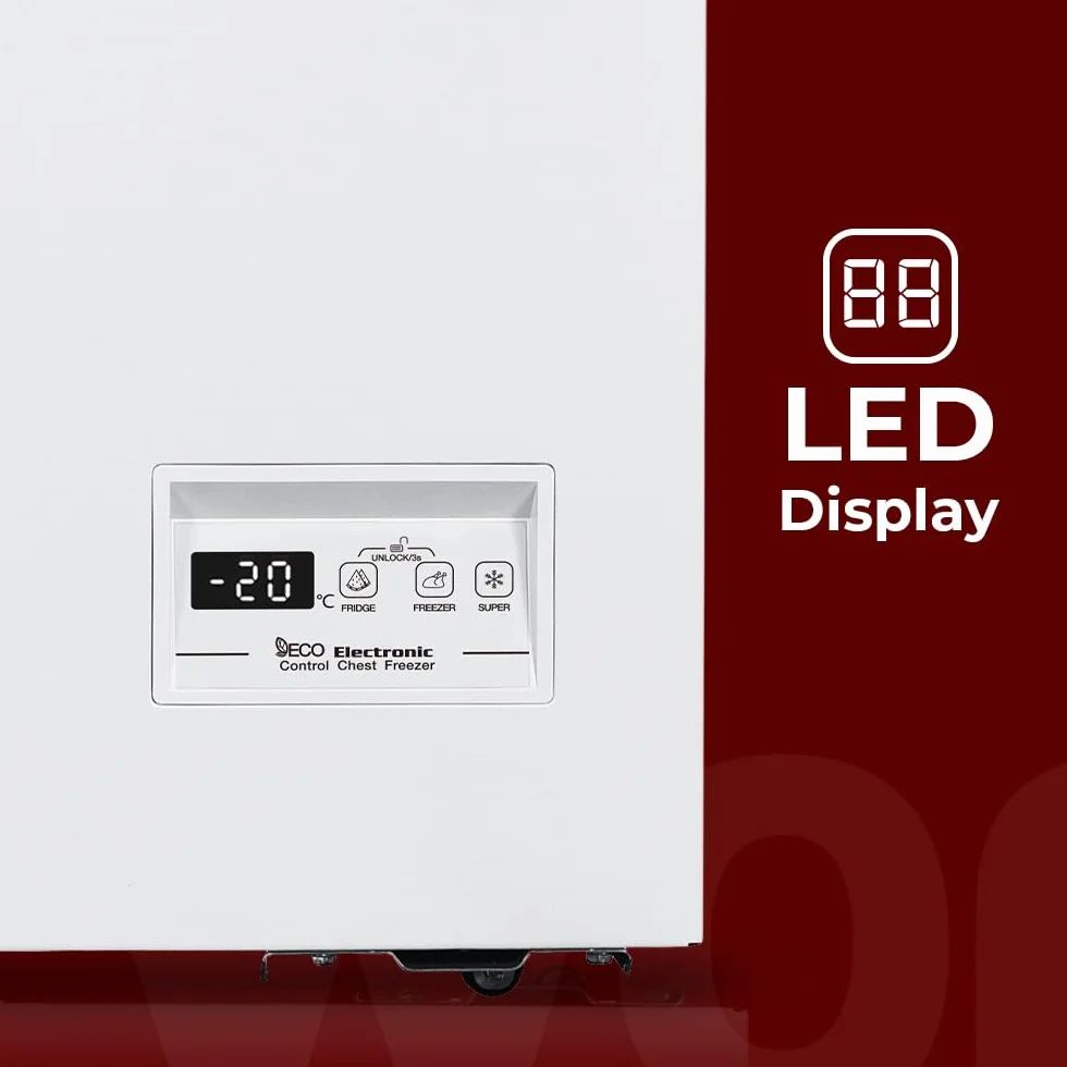 Wonder Congelador Horizontal Blanco WCH1501EDC. Capacidad 142 Litros, Dual Cooling, 1 Cesta, Bajo Nivel Sonoro, Eficiencia Energética Clase E