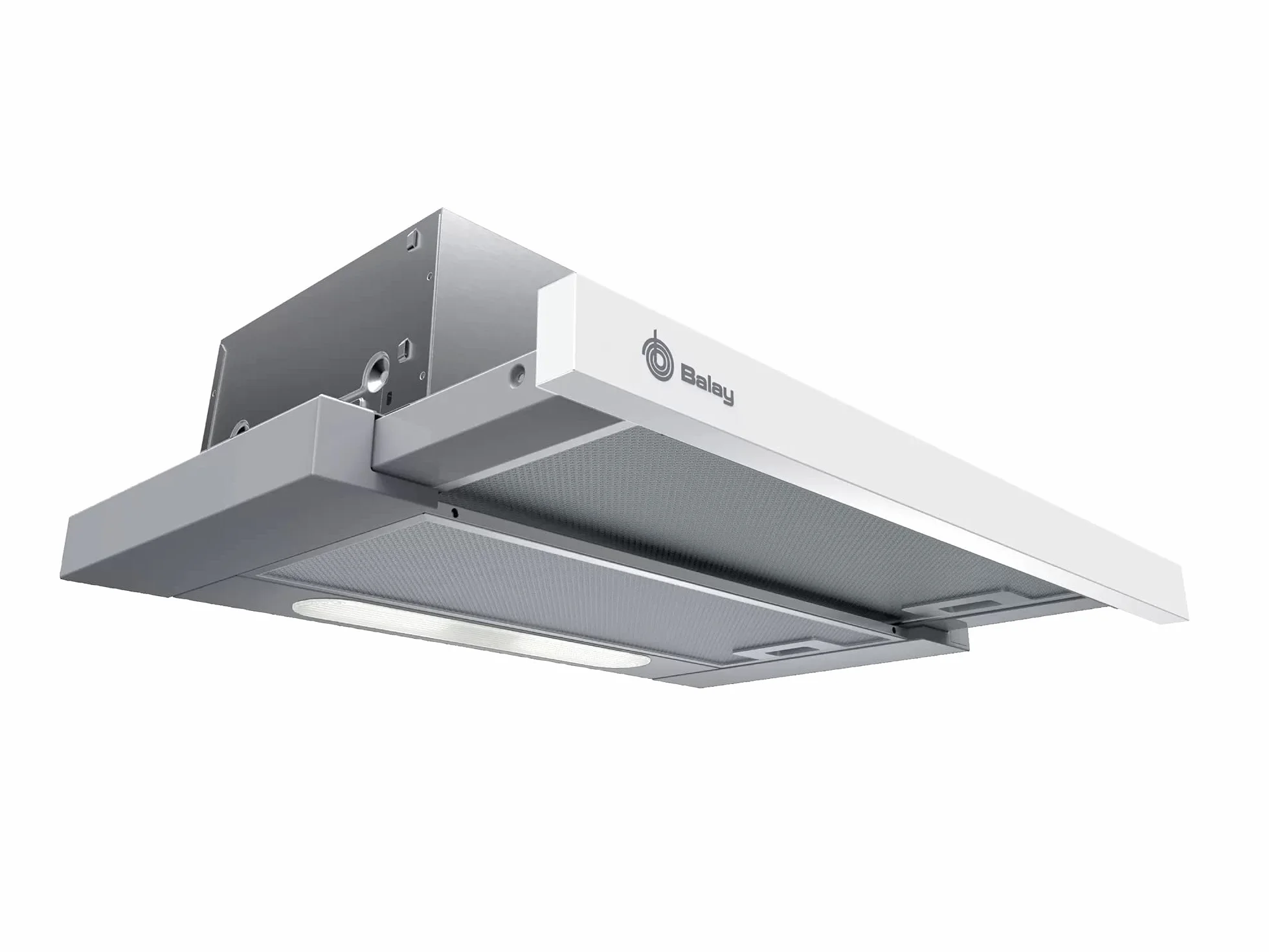 Balay Campana Telescópica 60 cm 3 Potencias Acero Inoxidable Blanco 3BT262MB
