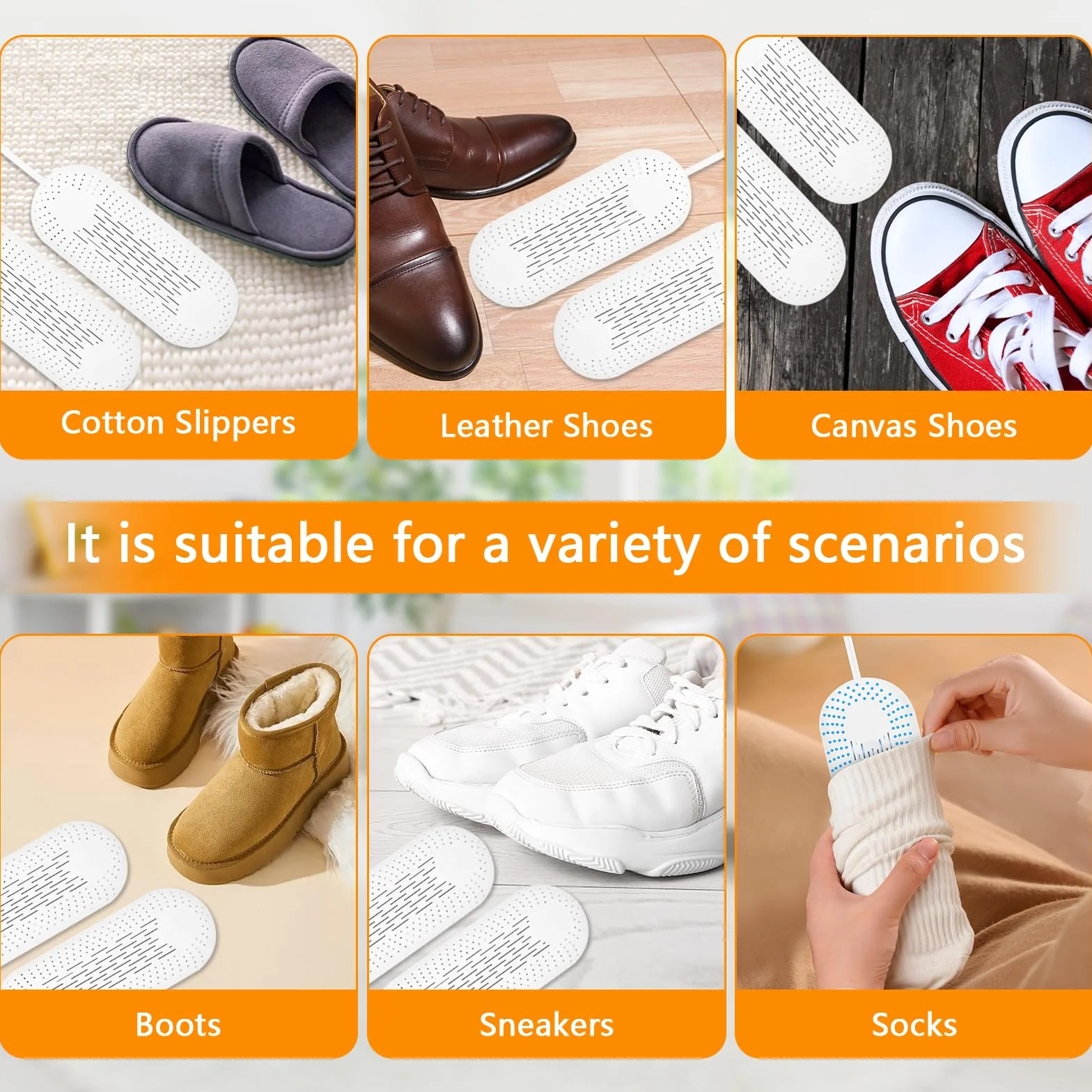 Secador de Zapatos Eléctrico - Secador de Zapatos Eléctrico Portátil 360ª Secado con enchufe europeo, secador de zapatos botas de fútbol para zapatos, guantes, calcetines, botas de esquí