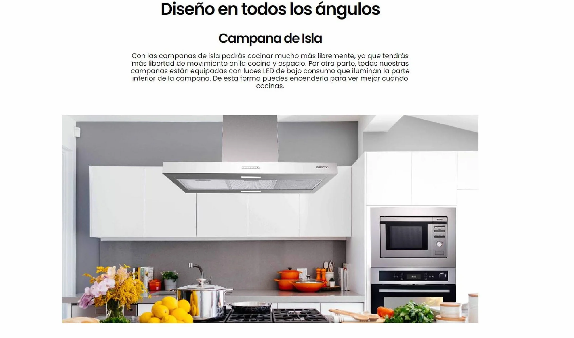 CAMPANA EXTRACCION ISLA CMPT-ISH99X INFINITON (90cm, 800m³/hC de extraccion, Campana tipo ISLA, Luces LED, 3 Niveles de potencia, Filtro de aluminio, Tocuh Panel, 67dB)