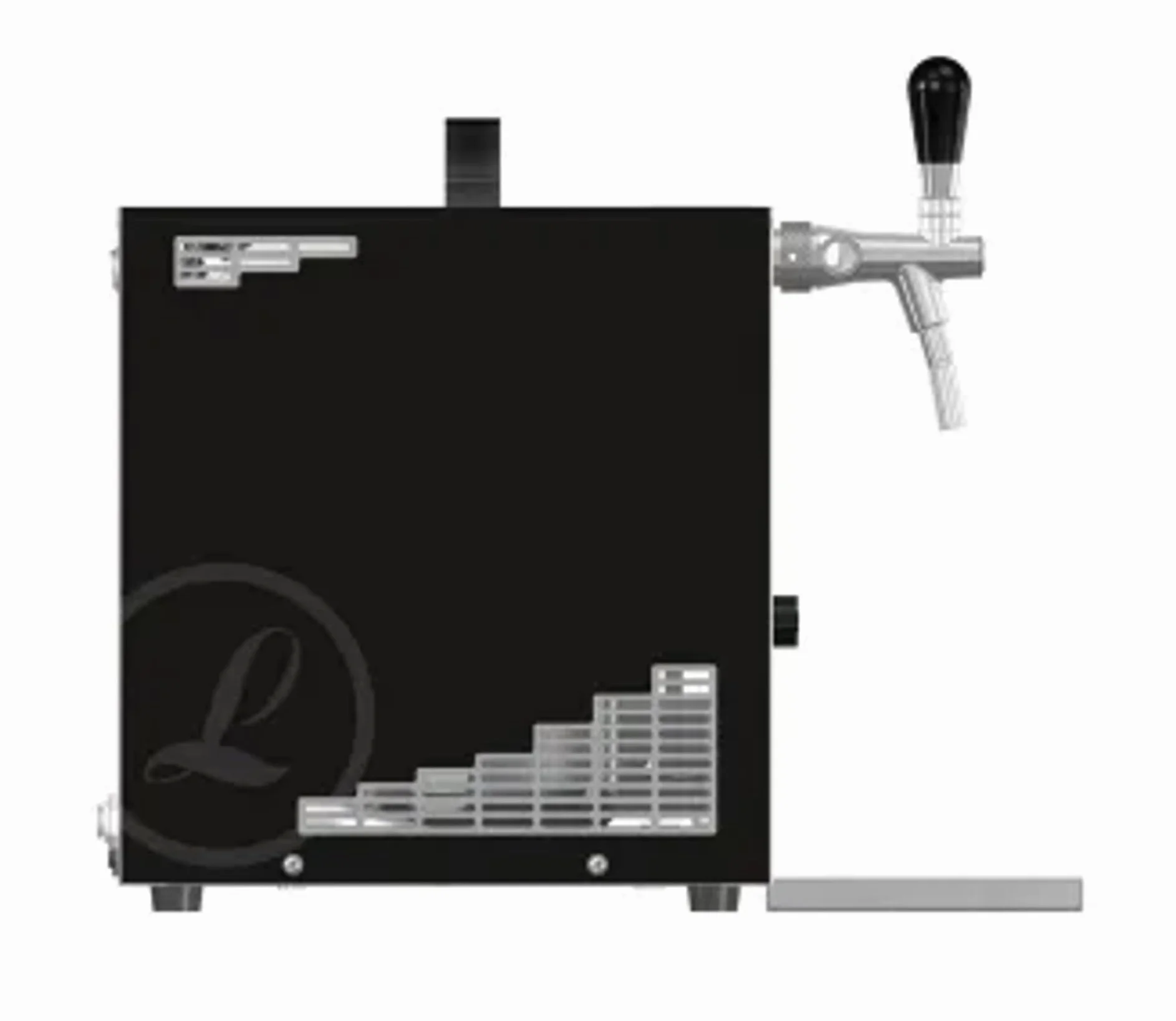 Kit Completo dispensador de Cerveza Pygmy 25/K Limited Edition con Bomba de Membrana, Enfriador seco monolíneo Acero Inoxidable 35 l/h Green Line, Cabeza de Grifo KeyKeg