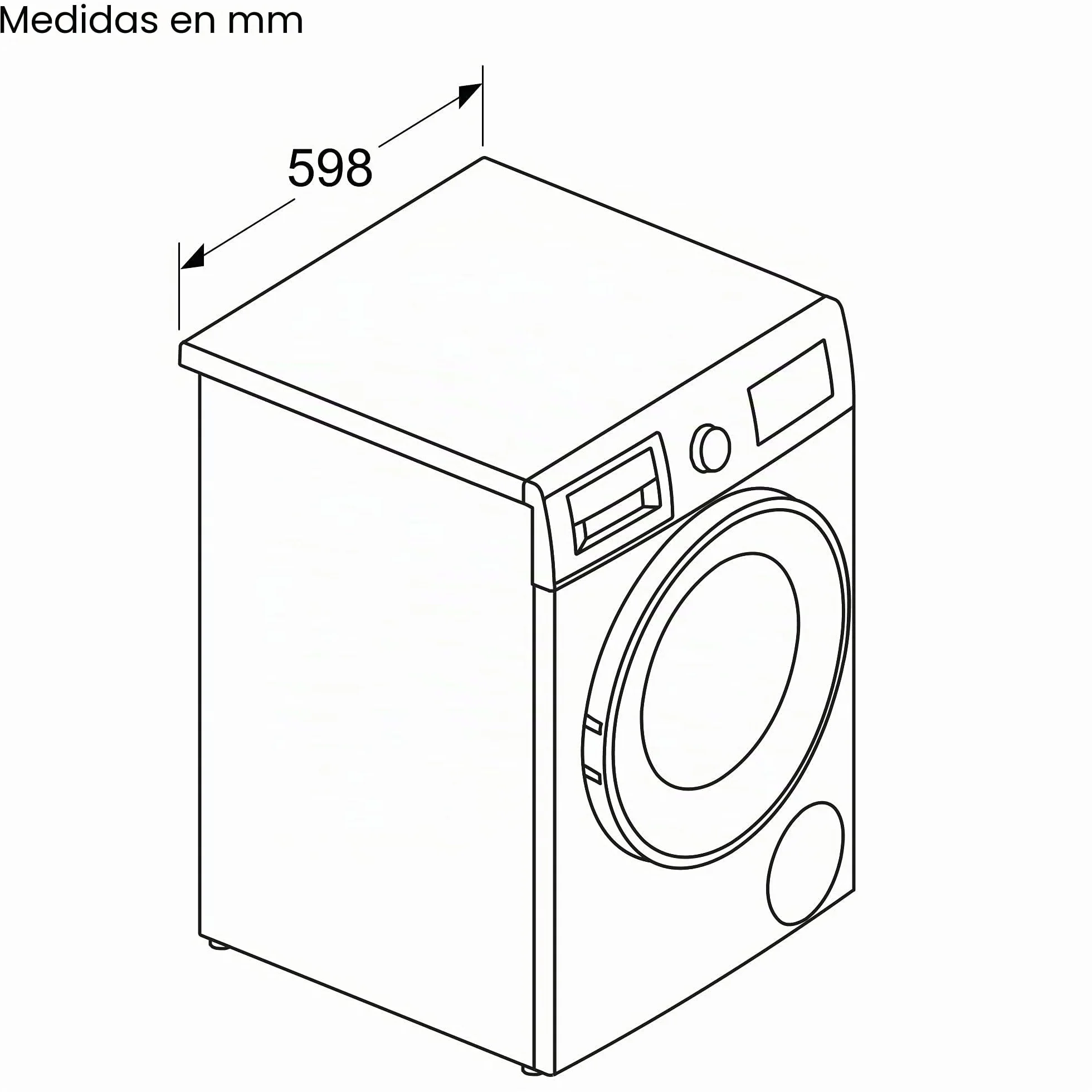 Bosch WNA13470 Serie 4 Lavadora Secadora, 8 kg de lavado y 5 kg de secado, 1400 rpm, secado óptimo Autodry, motor silencioso y eficiente EcoSilence Drive, lavado y secado de 60 pulgadas en 60 minutos