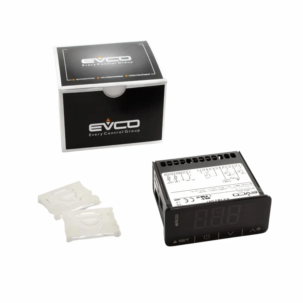 Termostato digital para todos los controles, refrigerador, EVCO, congelador EV3B23N7, 230 V