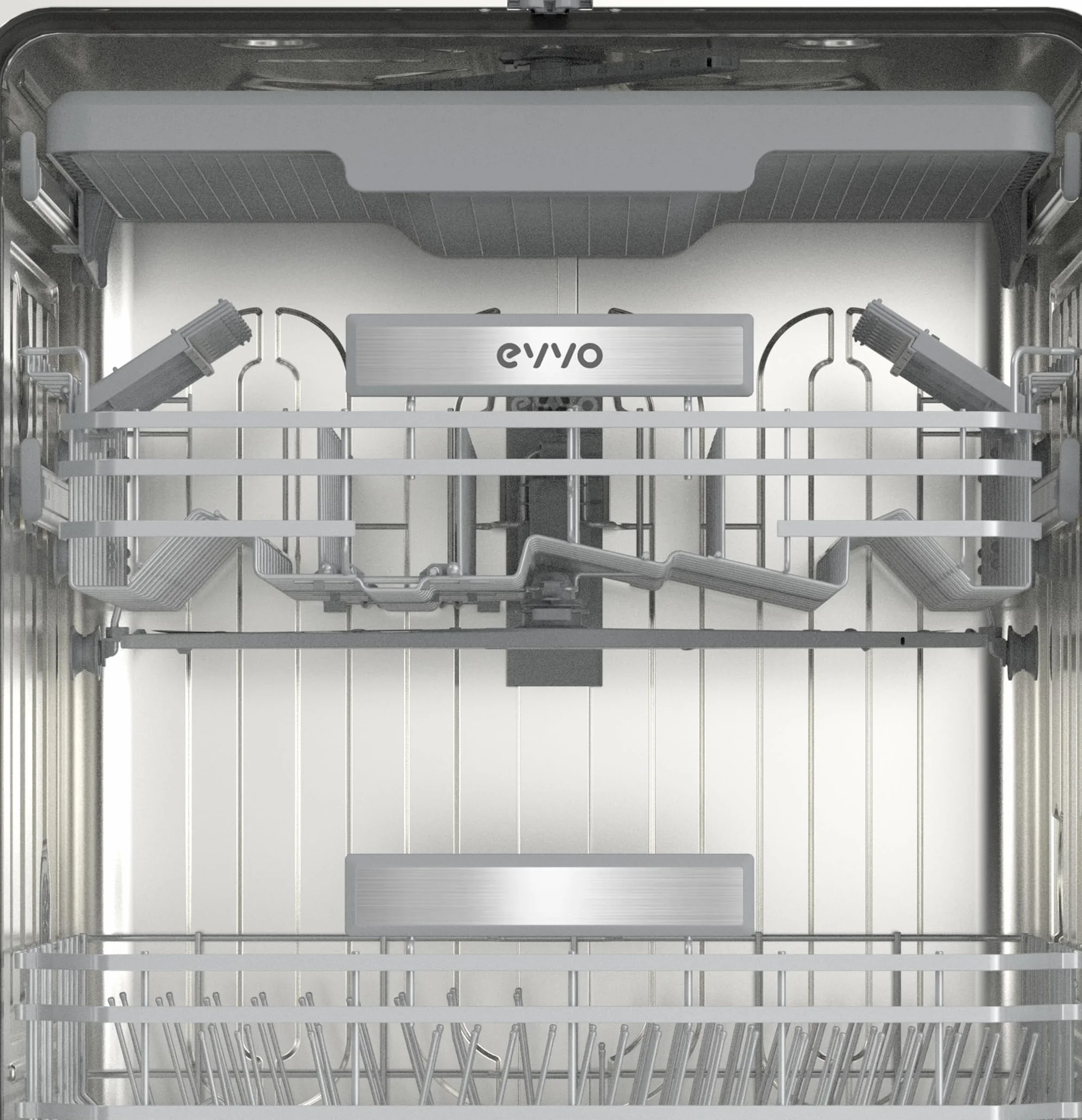 Lavavajillas Integrable 60 cm - 14 Cubiertos, 49 dB, Apertura Automática, Media Carga, 6 Programas, Lavavajillas Integrable 60 cm Panelable para Cocina Moderna (Clase Energética C)