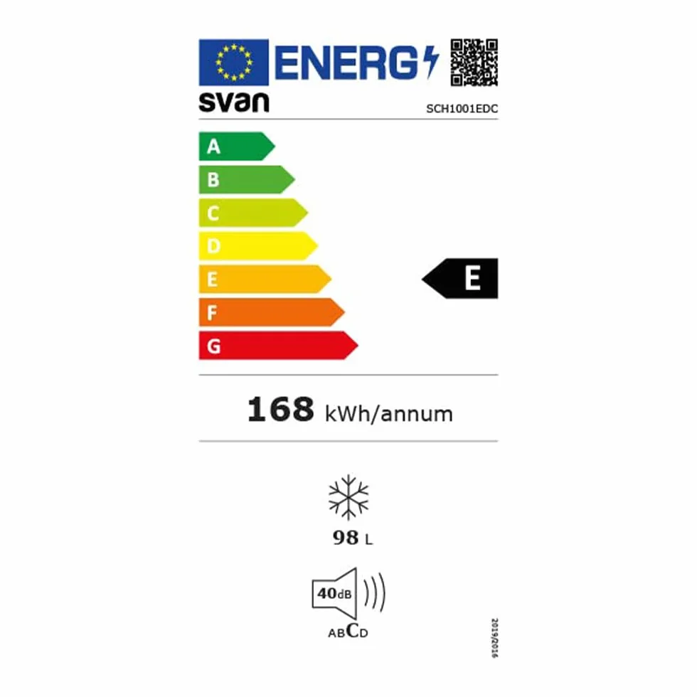 Svan Congelador Horizontal Blanco SCH1001EDC 98 L Dual Cooling 1 Cesta Eficiencia Energética Clase E
