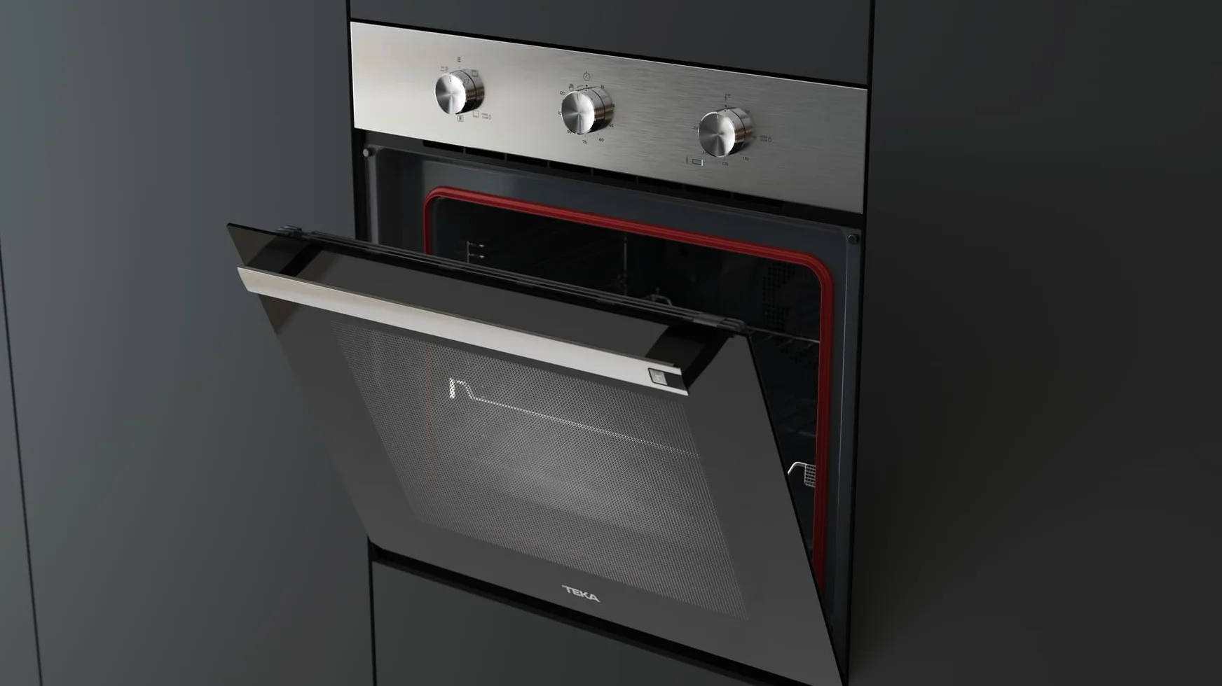 TEKA Horno Multifunción 60cm HydroClean ECO 6 Funciones Guías Telescópicas Clase A+ NEO HSB 6150 SS